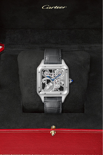 Cartier Santos-Dumont Skeleton micro-rotor watch from the 2026 collection