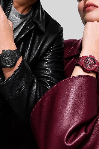 Hublot Big Bang Original Soft Touch All Black and All Red watches