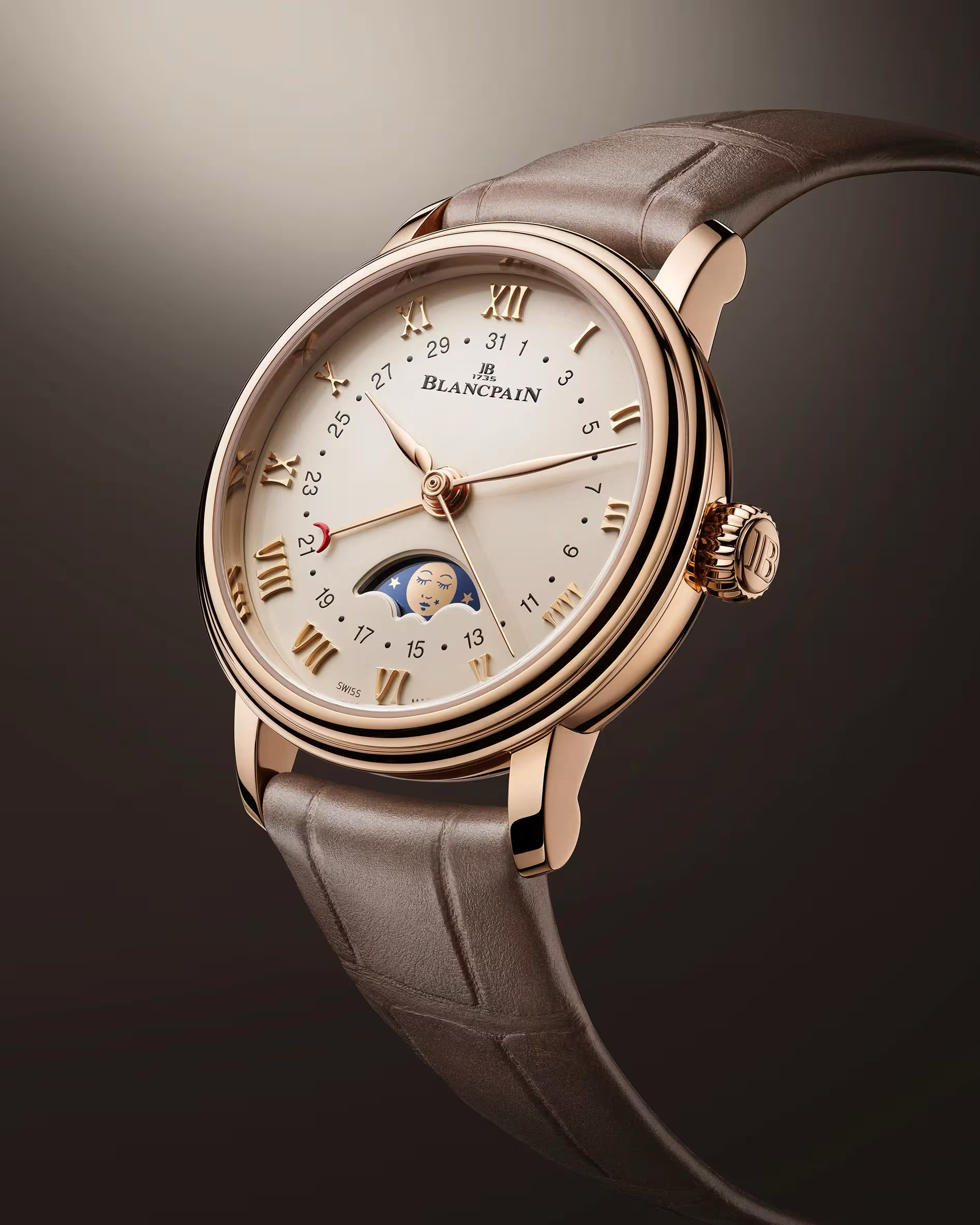 Villeret Quantième Phases de Lune ժամացույց