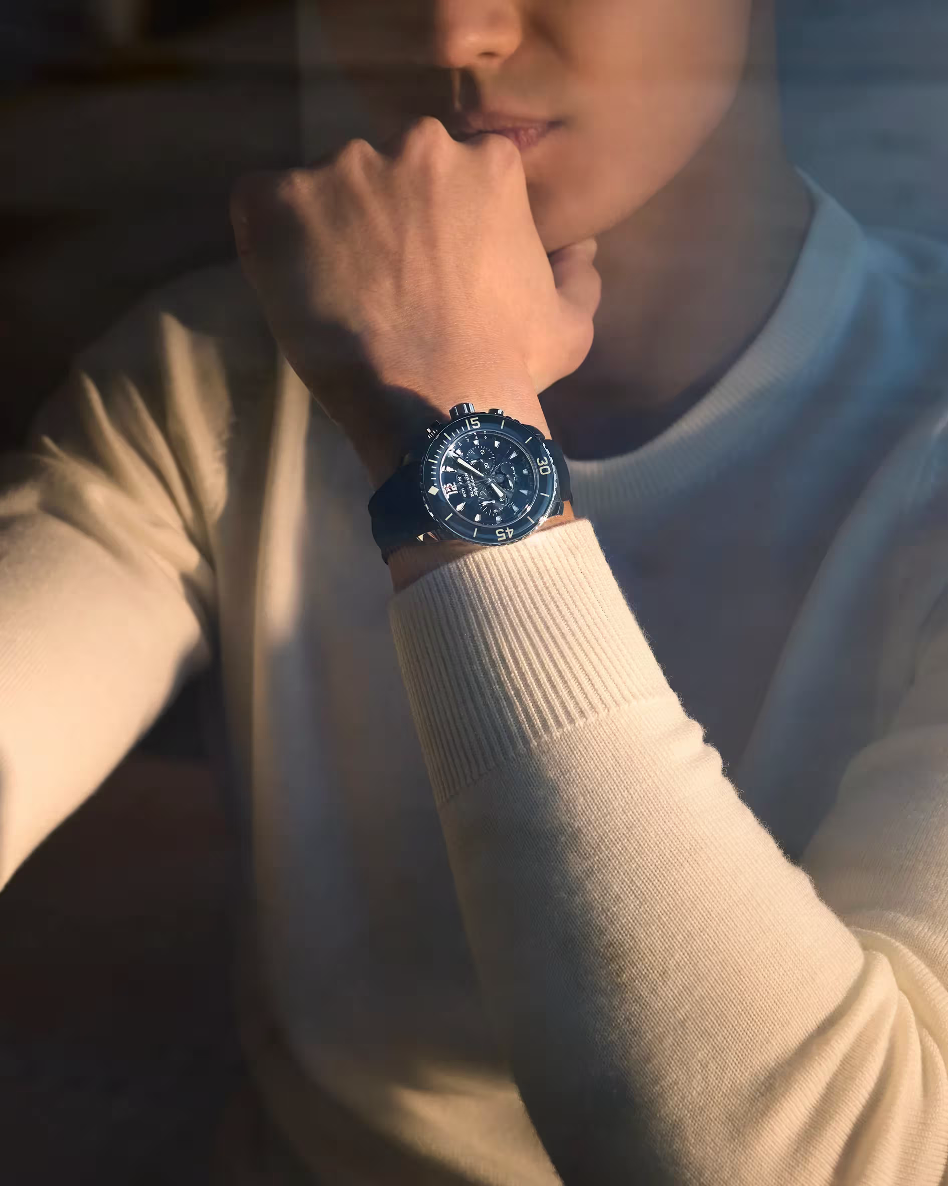 Часы Fifty Fathoms Chronographe Flyback Quantième Complet