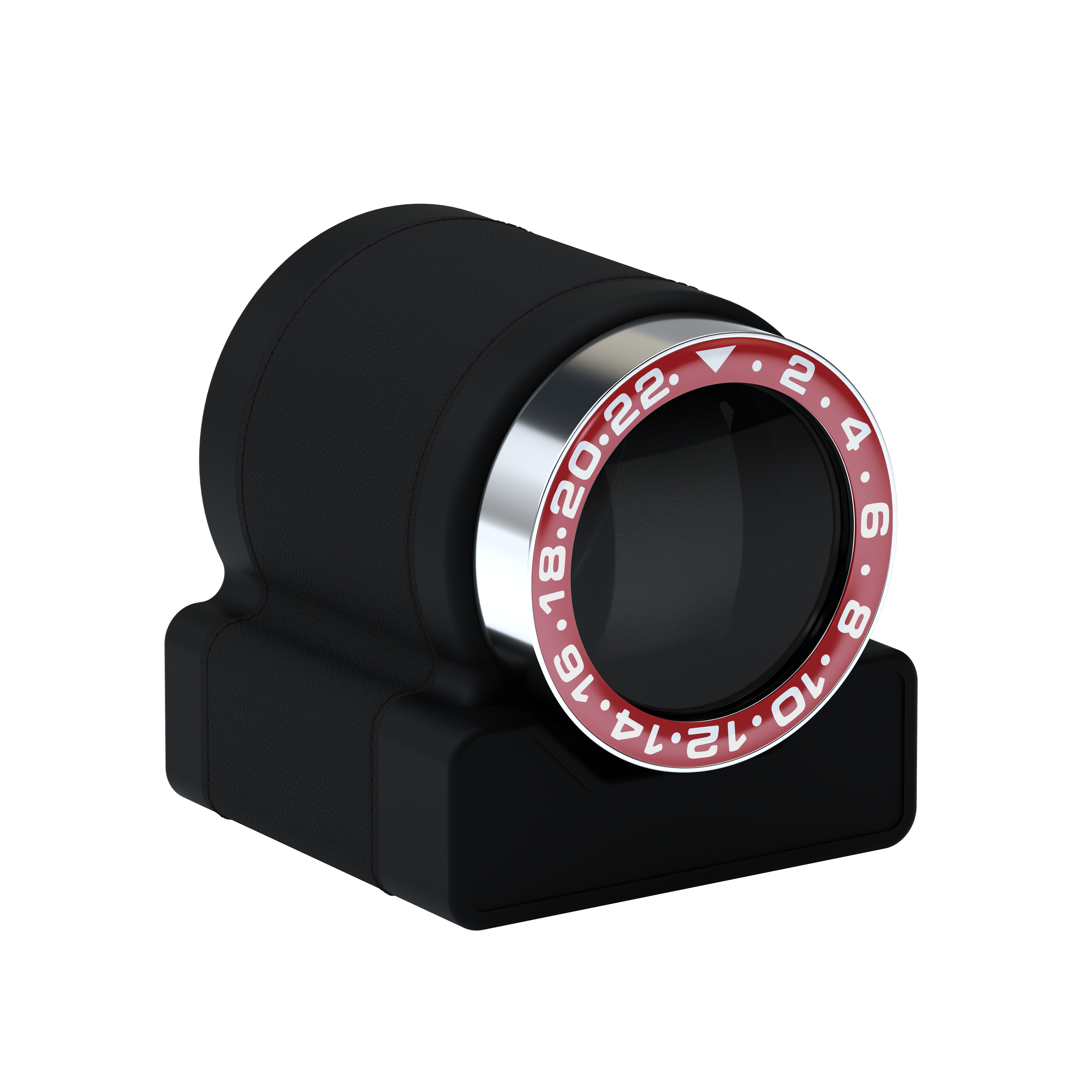 Кожаная шкатулка для подзавода автоматических часов Rotor One Intense Black