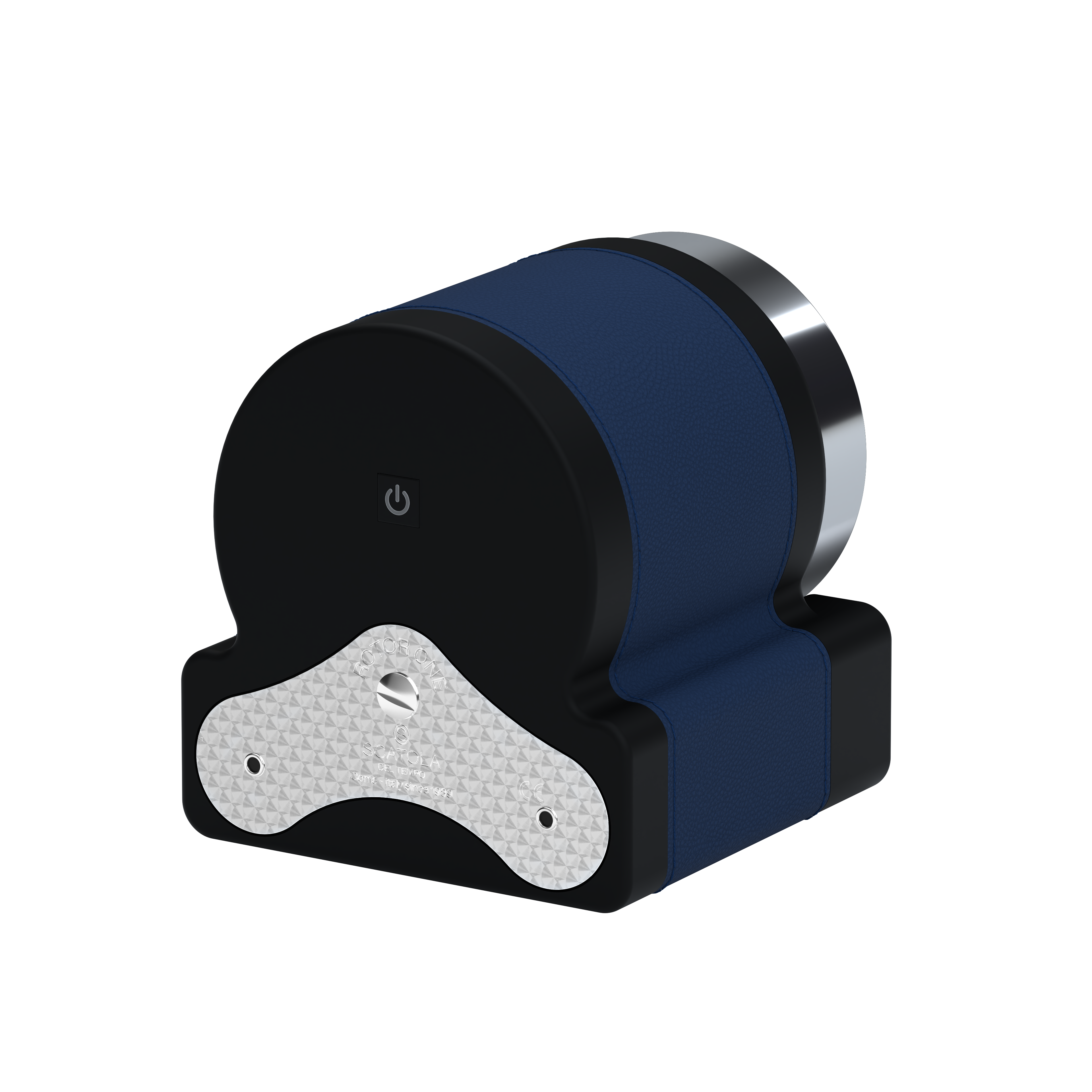 Кожаная шкатулка для подзавода автоматических часов Rotor One Midnight Blue