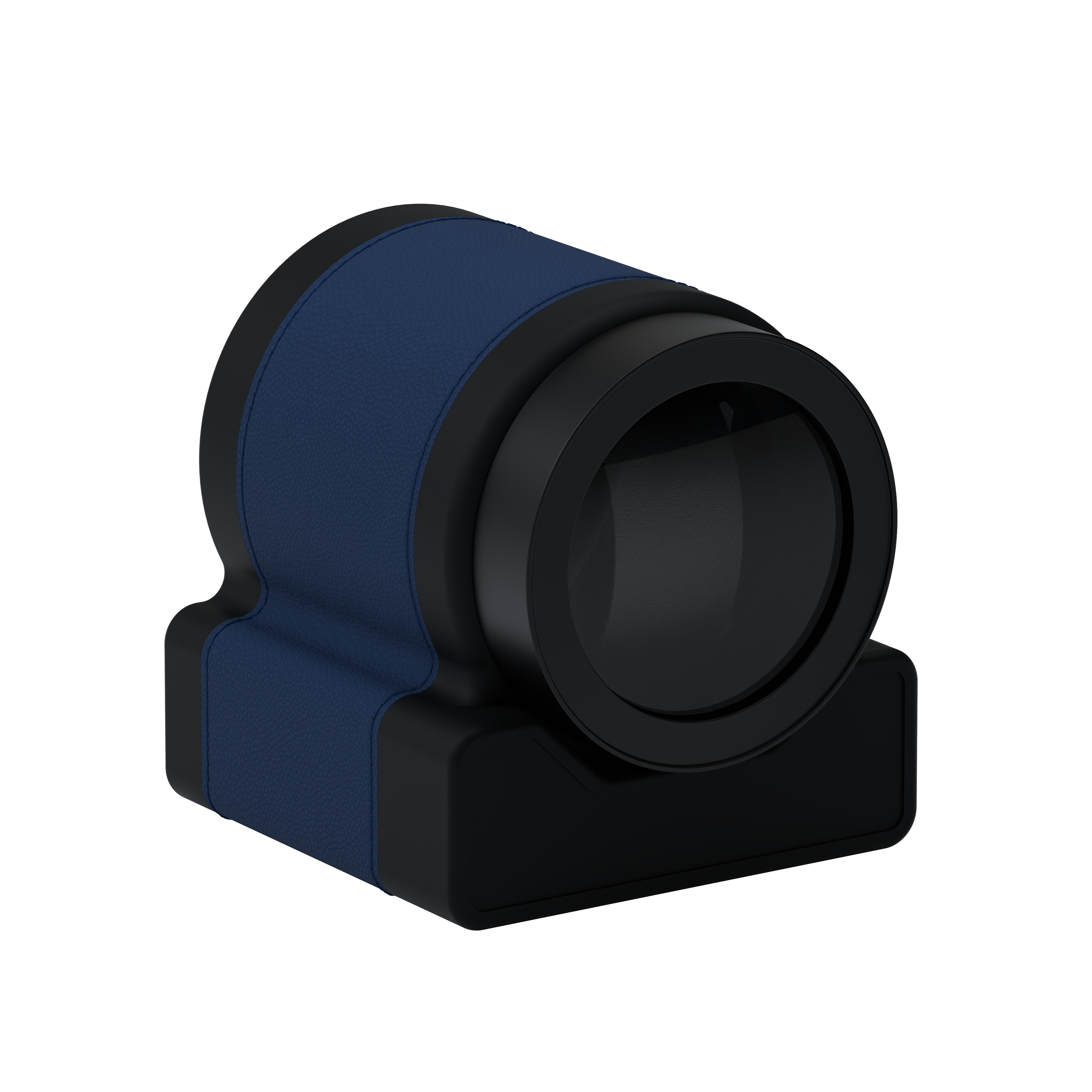 Кожаная шкатулка для подзавода автоматических часов Rotor One Midnight Blue
