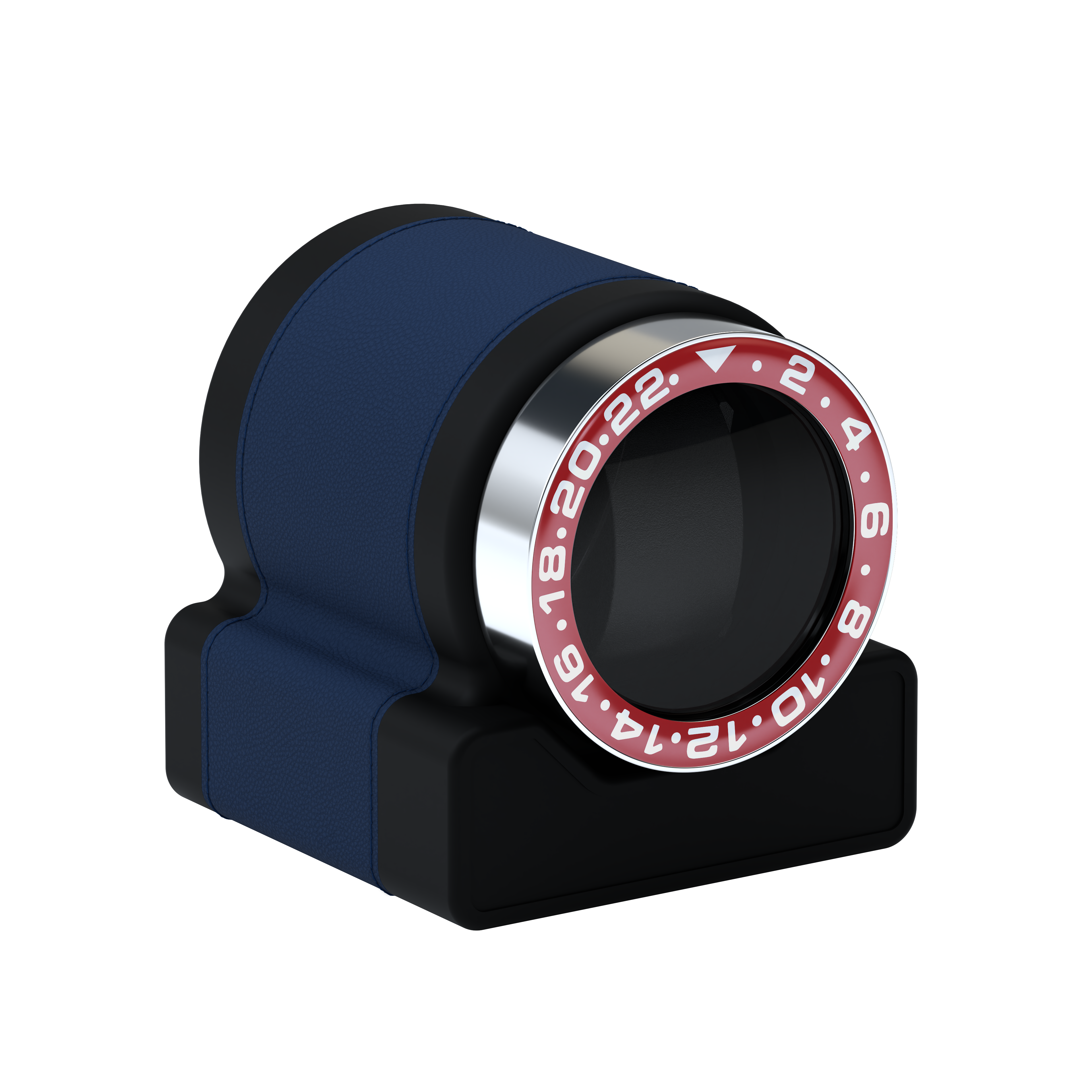Кожаная шкатулка для подзавода автоматических часов Rotor One Midnight Blue