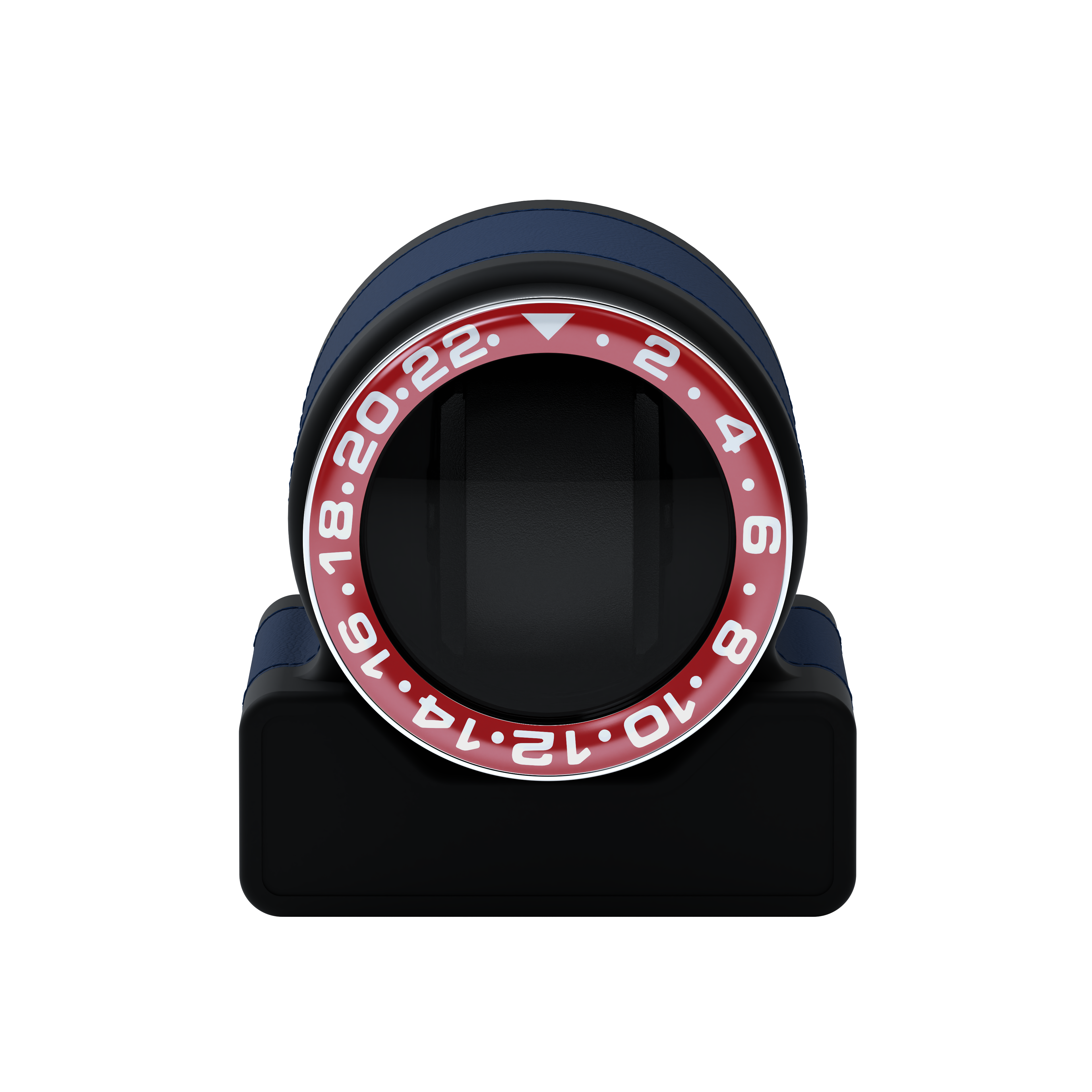 Кожаная шкатулка для подзавода автоматических часов Rotor One Midnight Blue