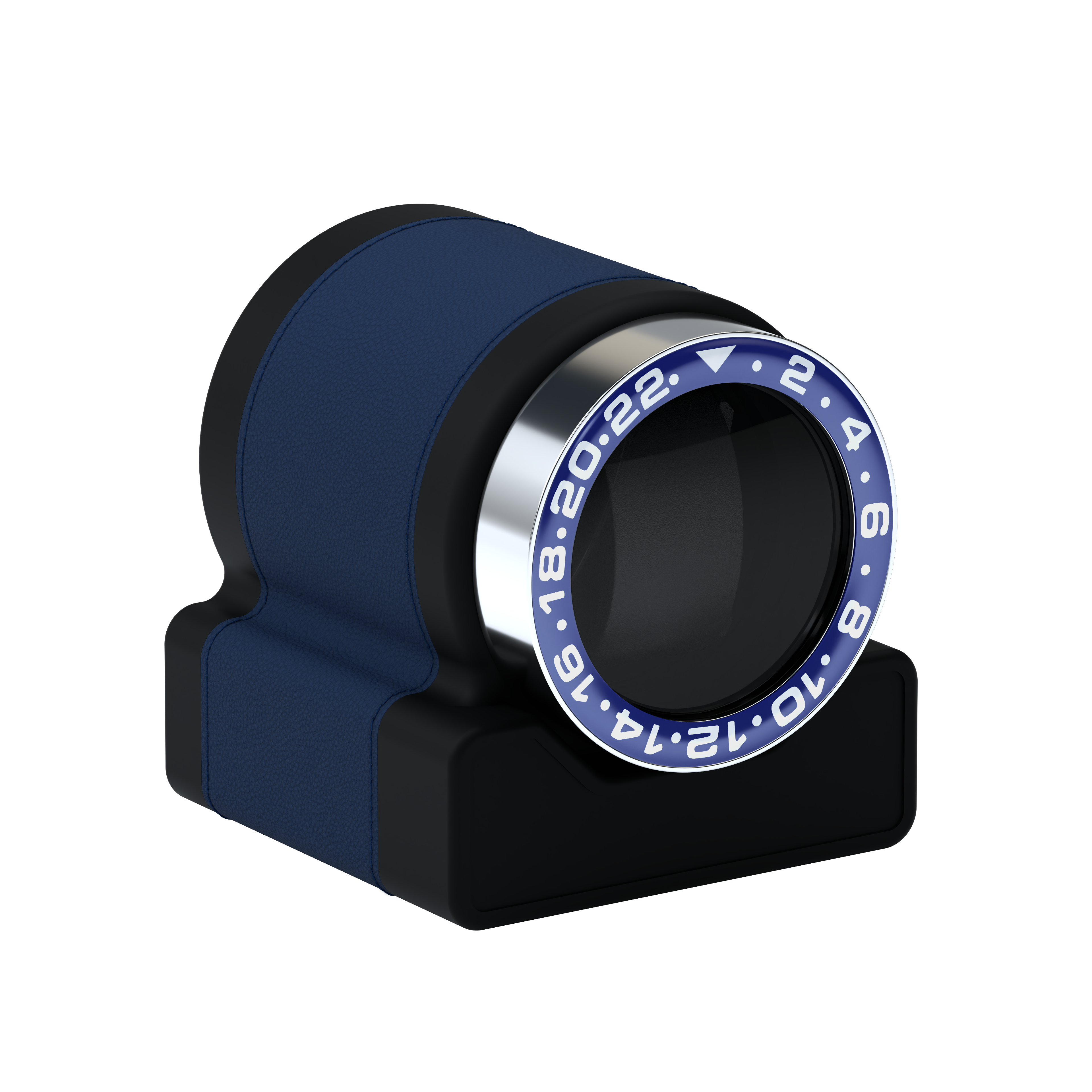 Кожаная шкатулка для подзавода автоматических часов Rotor One Midnight Blue