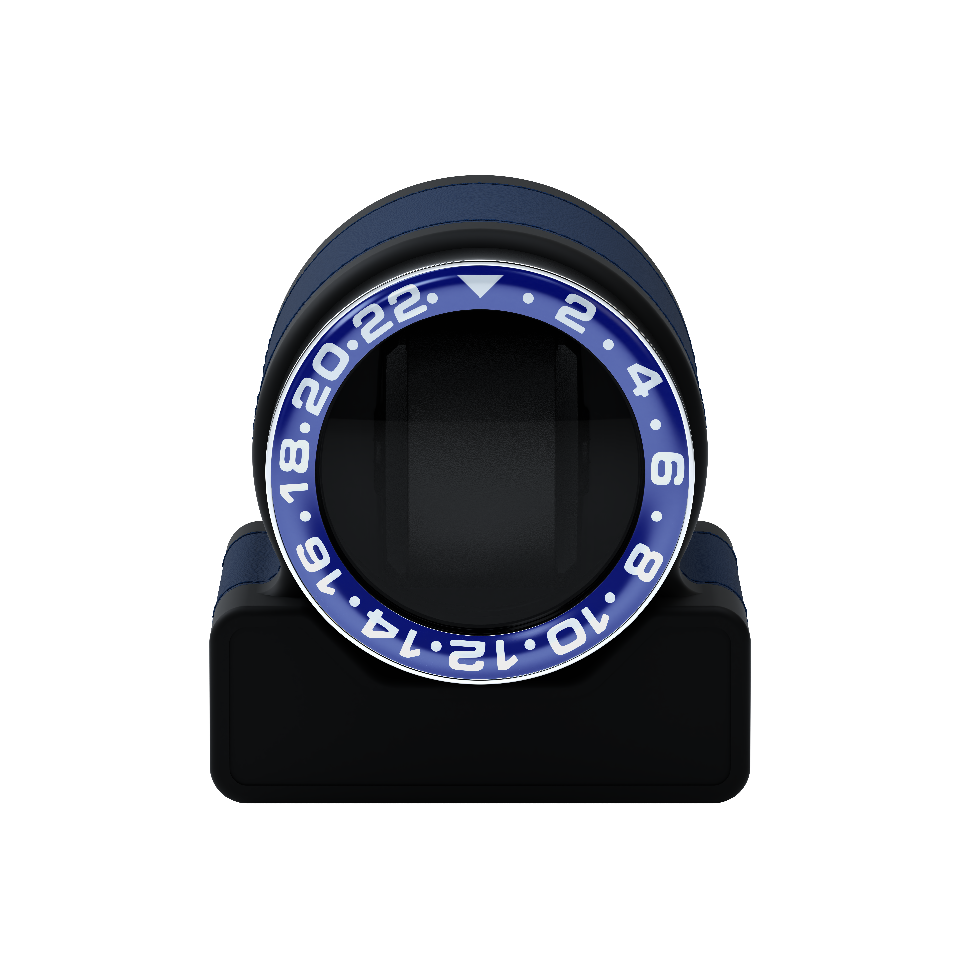 Кожаная шкатулка для подзавода автоматических часов Rotor One Midnight Blue