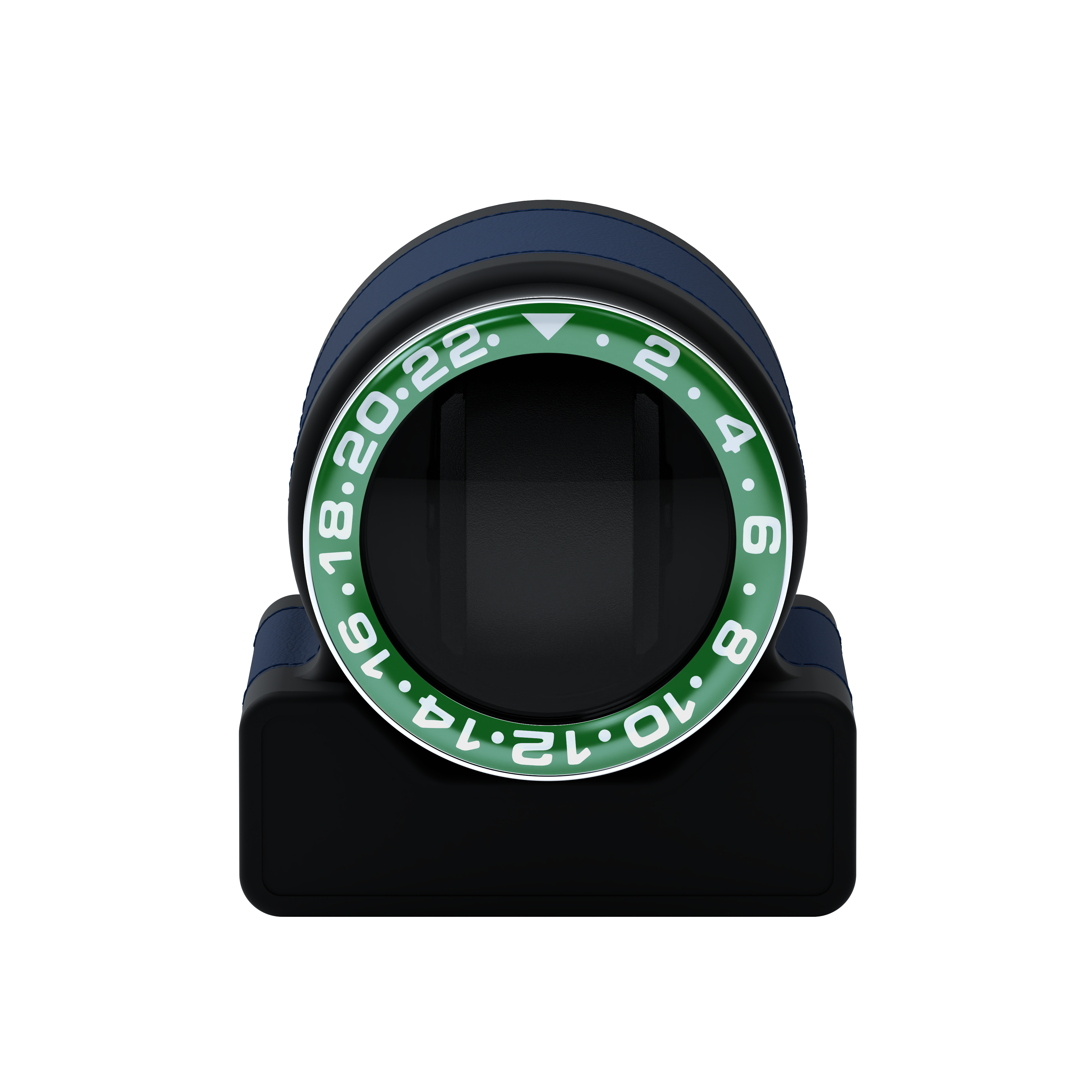 Кожаная шкатулка для подзавода автоматических часов Rotor One Midnight Blue