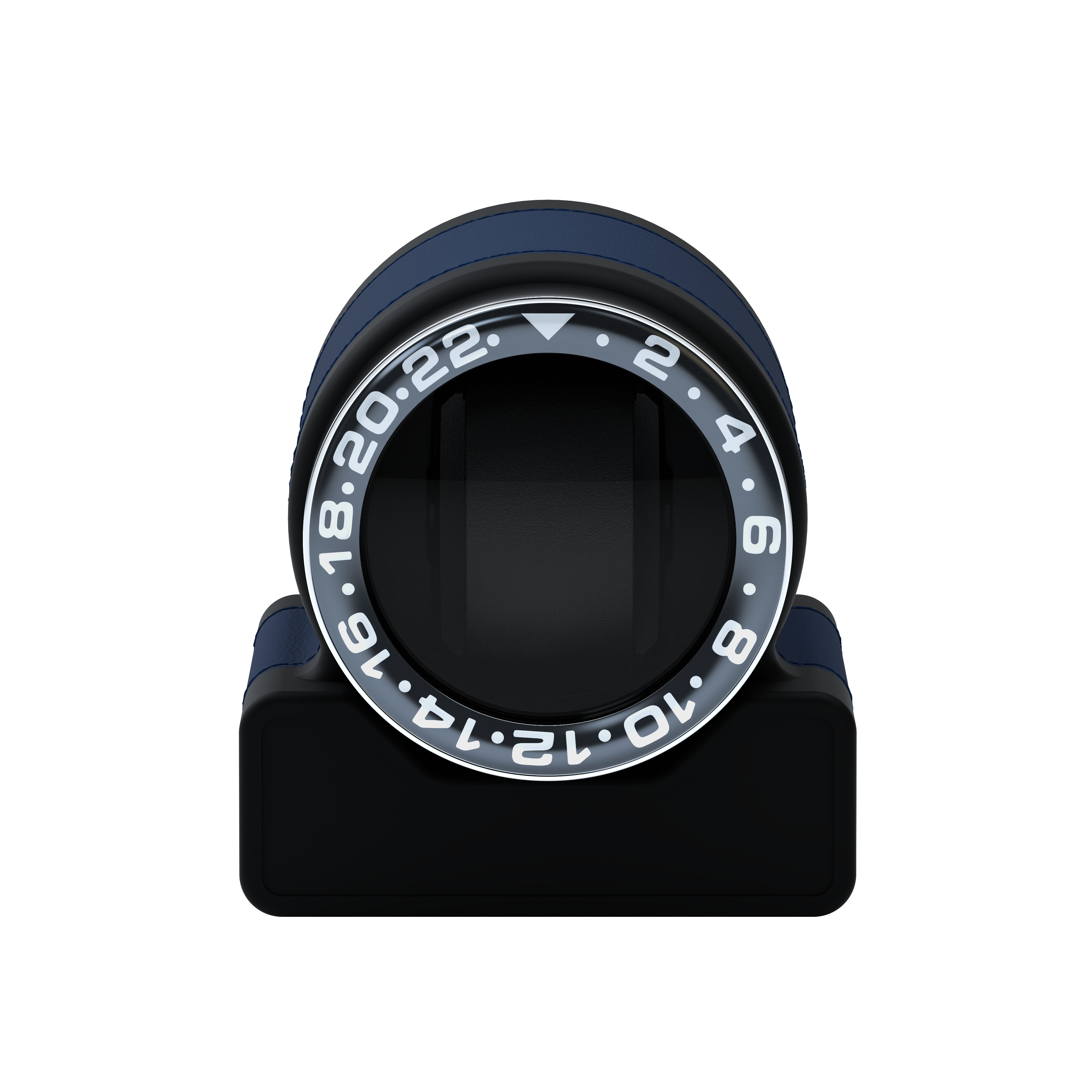Кожаная шкатулка для подзавода автоматических часов Rotor One Midnight Blue