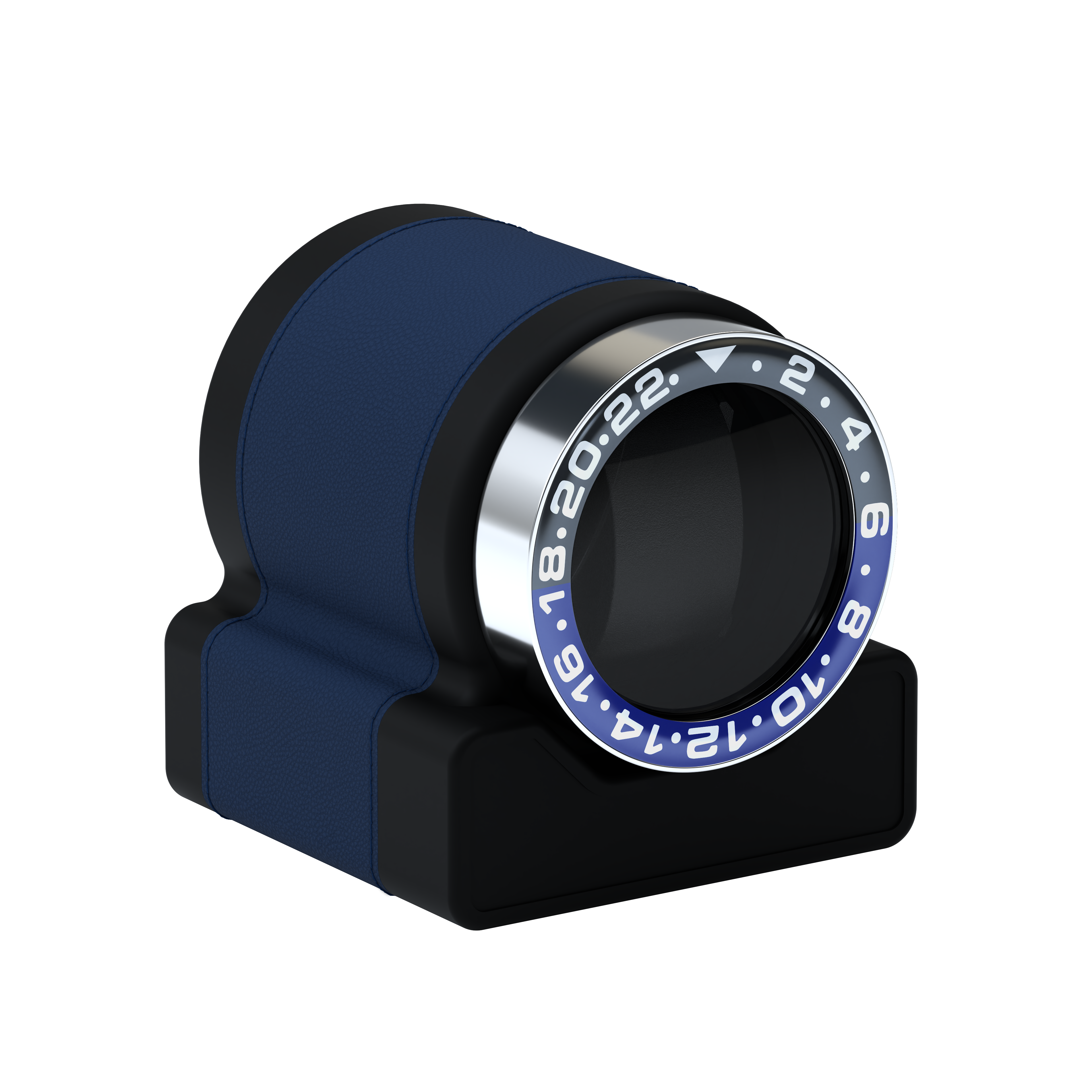 Кожаная шкатулка для подзавода автоматических часов Rotor One Midnight Blue