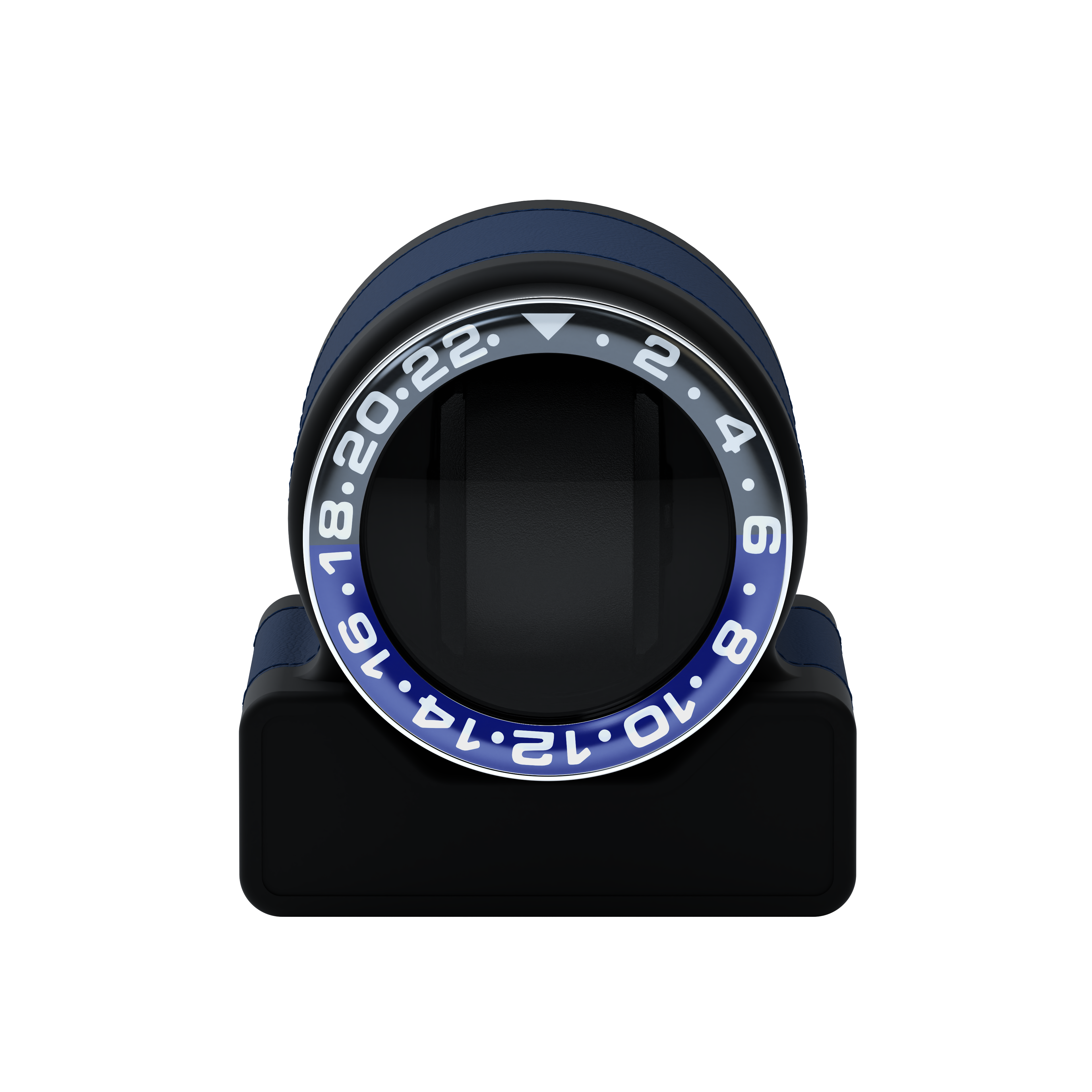 Кожаная шкатулка для подзавода автоматических часов Rotor One Midnight Blue