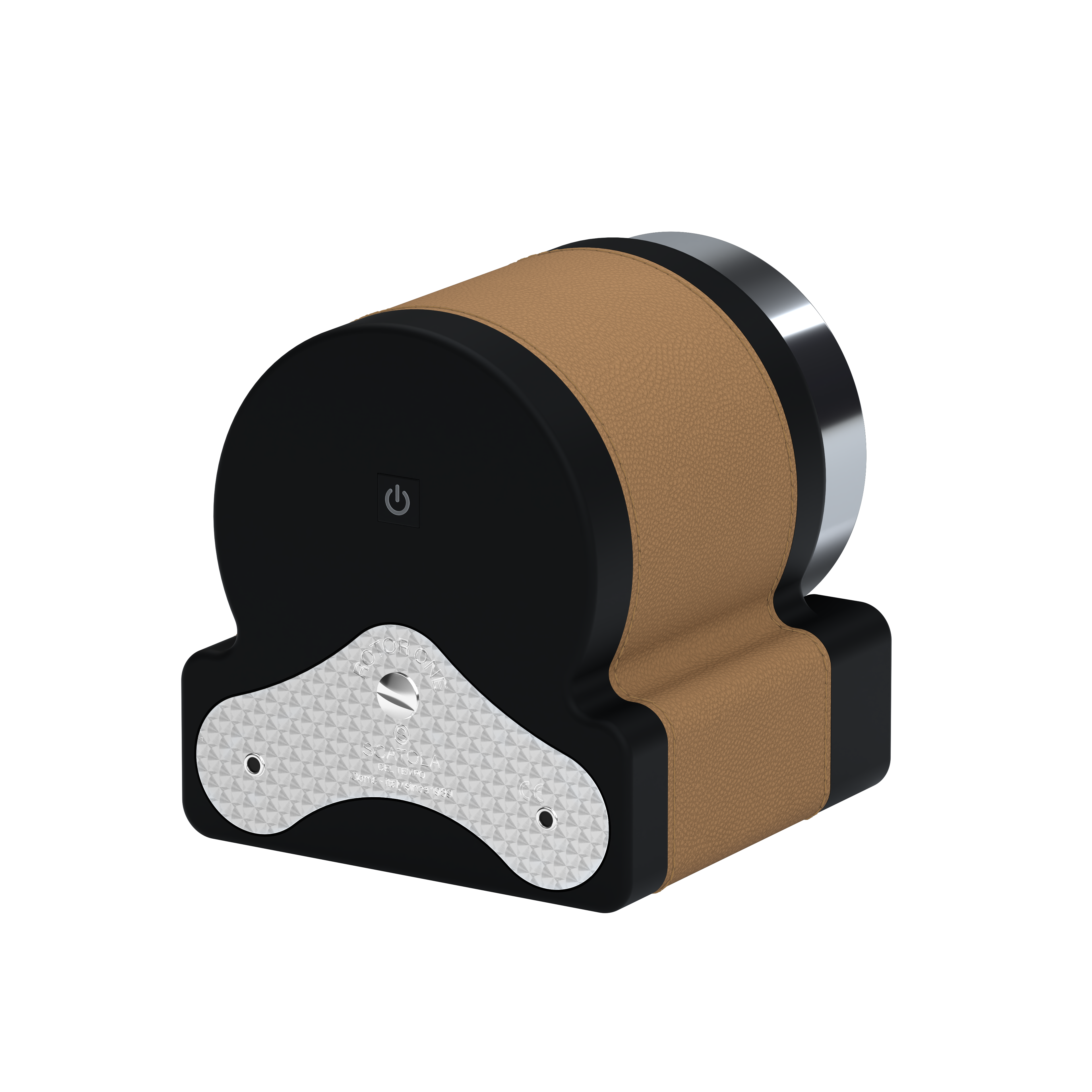 Кожаная шкатулка для подзавода автоматических часов Rotor One Chestnut Brown