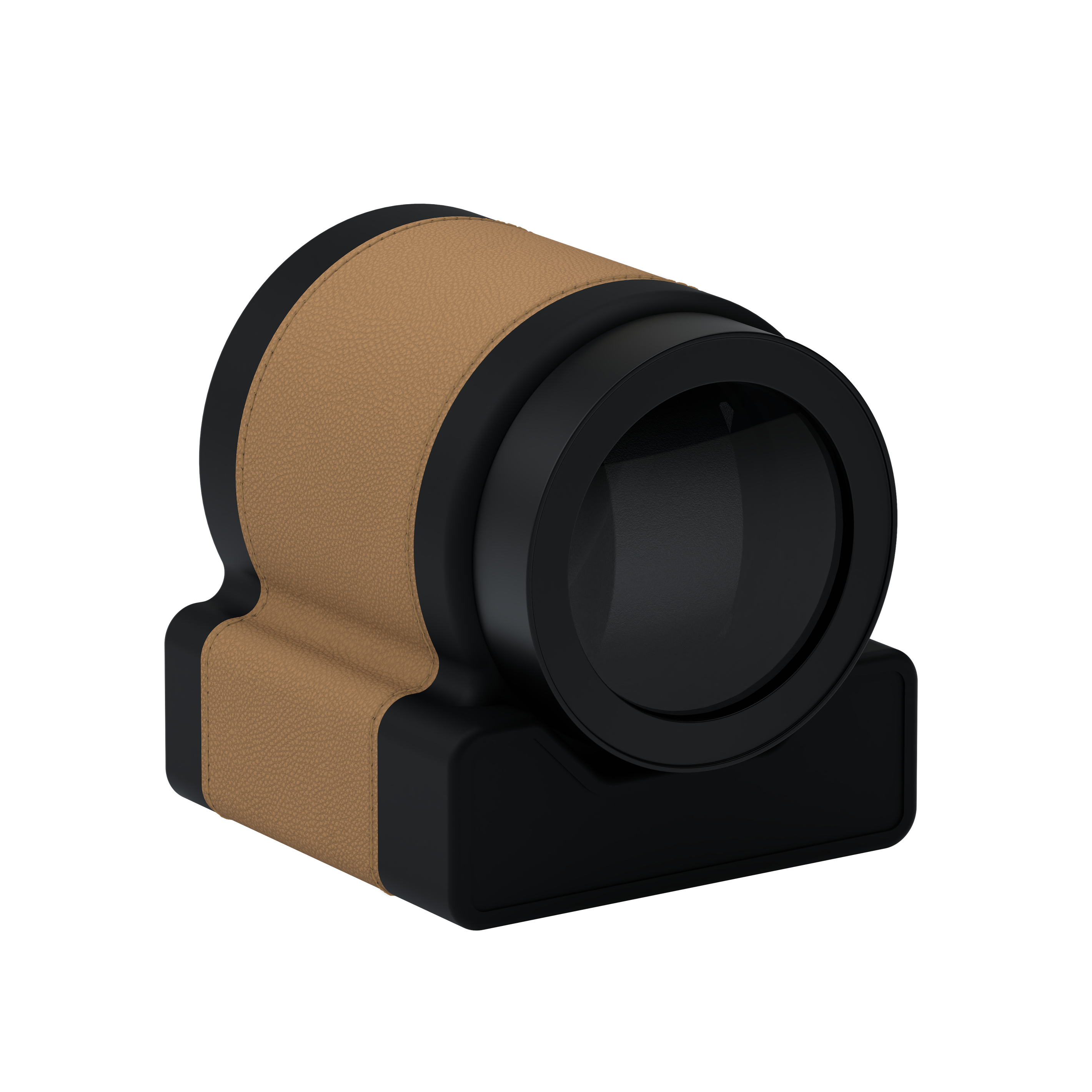 Кожаная шкатулка для подзавода автоматических часов Rotor One Chestnut Brown