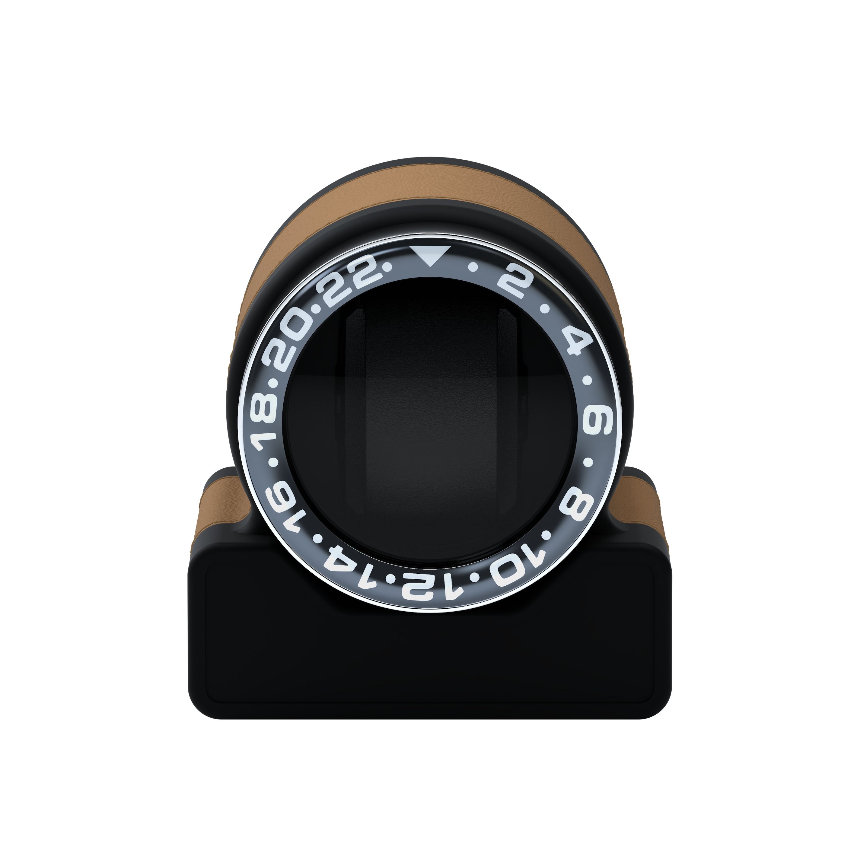 Кожаная шкатулка для подзавода автоматических часов Rotor One Chestnut Brown