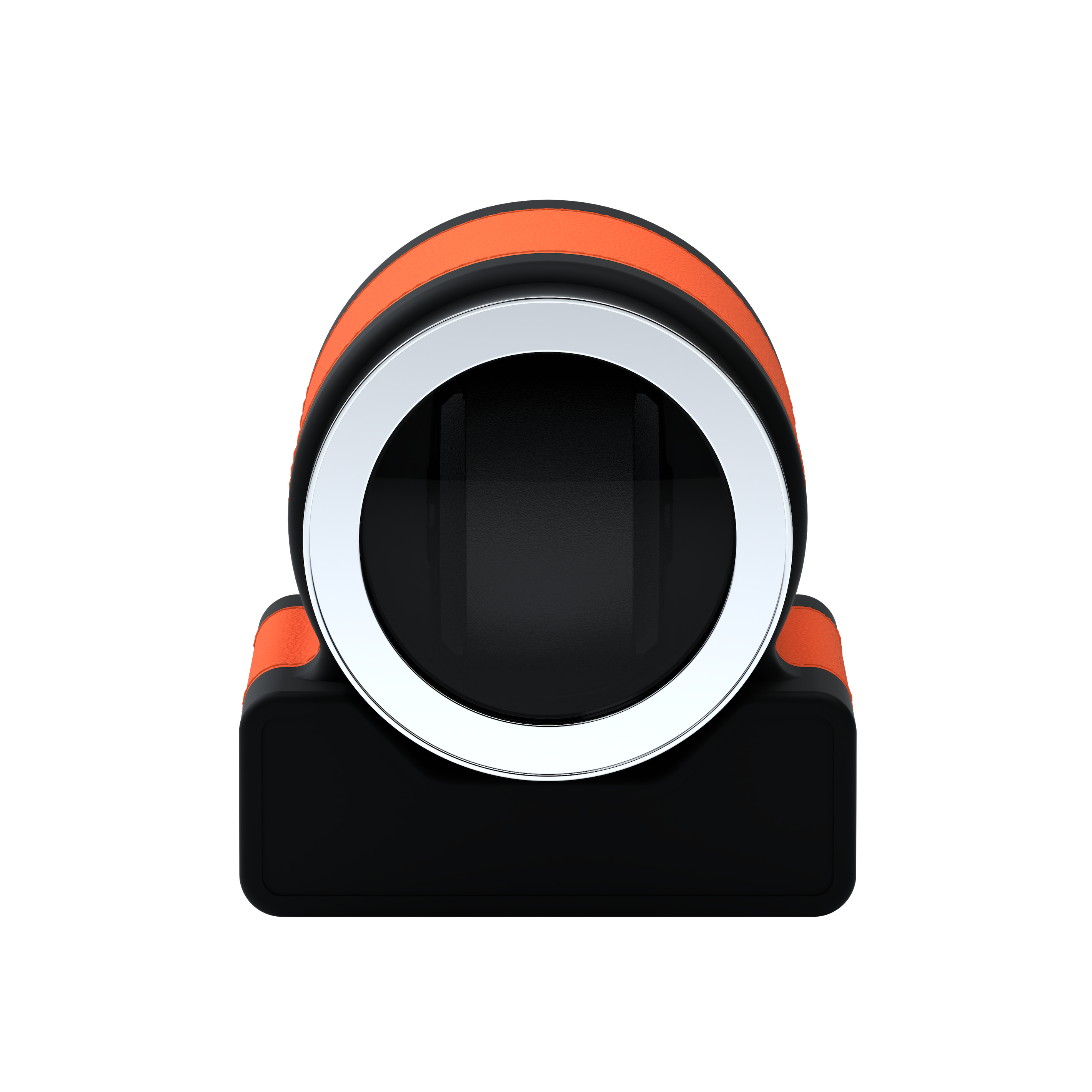Кожаная шкатулка для подзавода автоматических часов Rotor One Orange