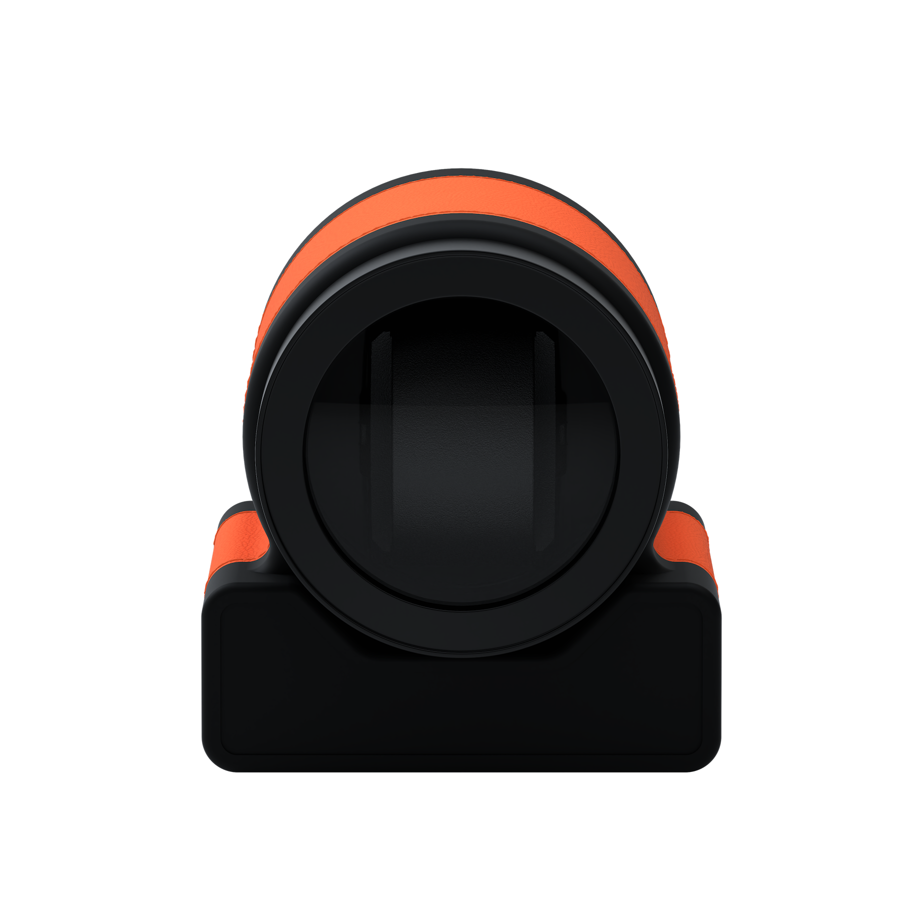 Кожаная шкатулка для подзавода автоматических часов Rotor One Orange
