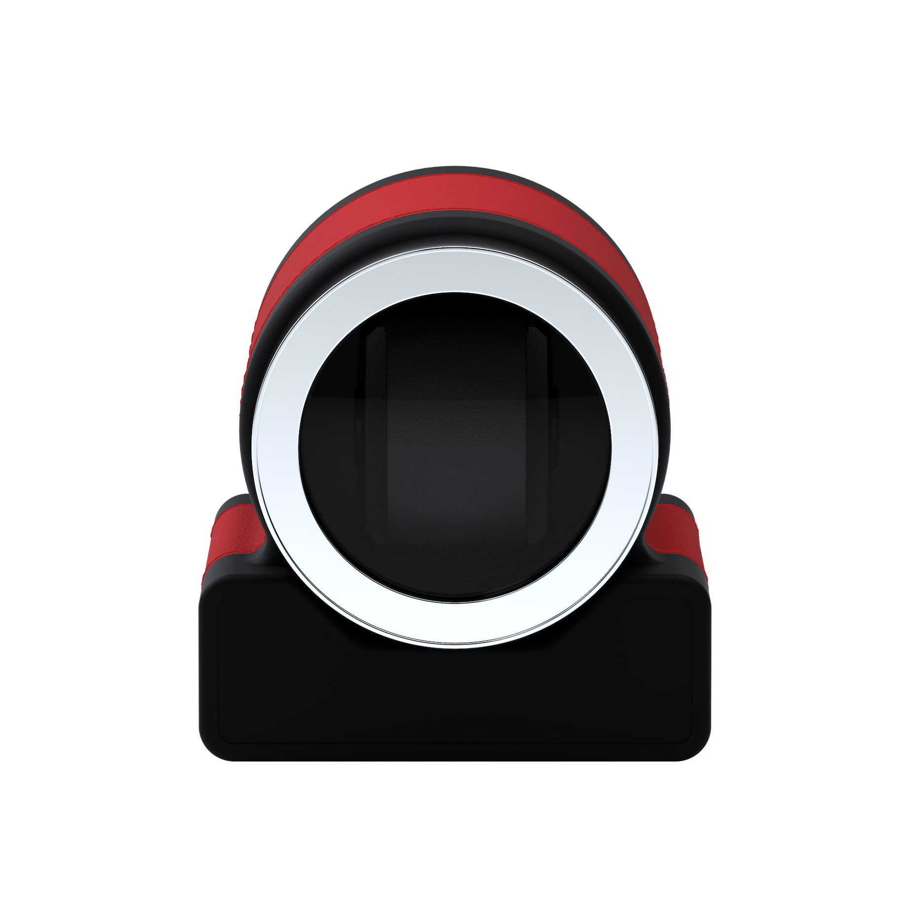 Кожаная шкатулка для подзавода автоматических часов Rotor One Red