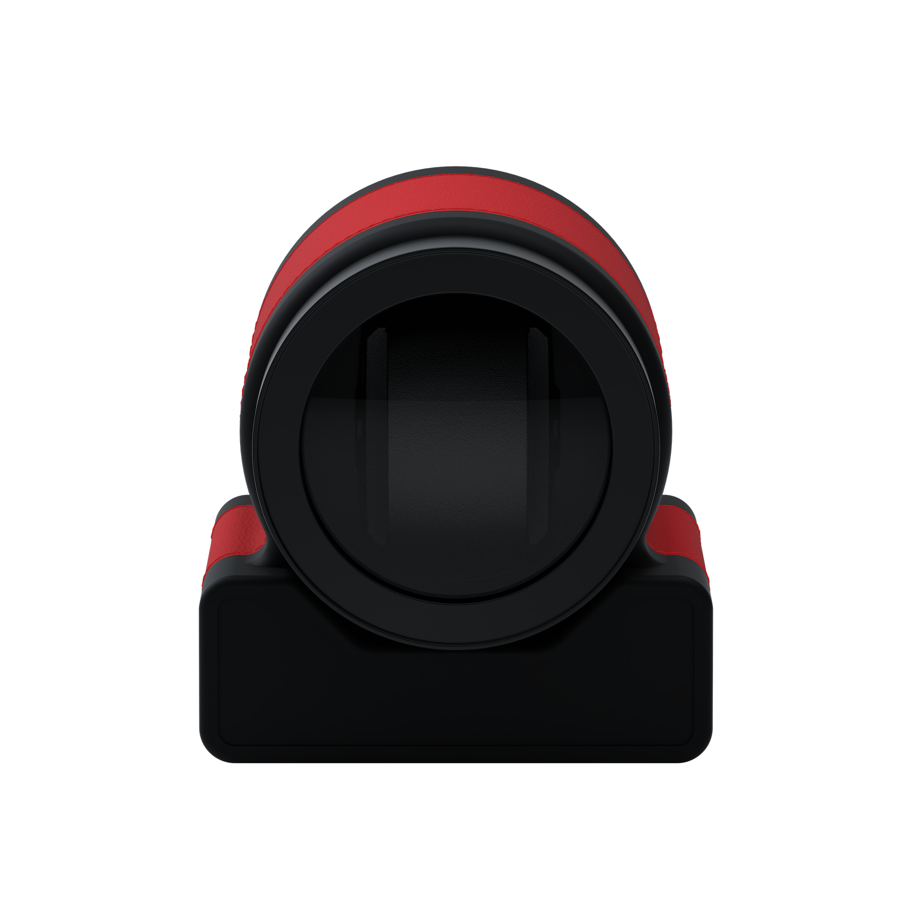 Кожаная шкатулка для подзавода автоматических часов Rotor One Red