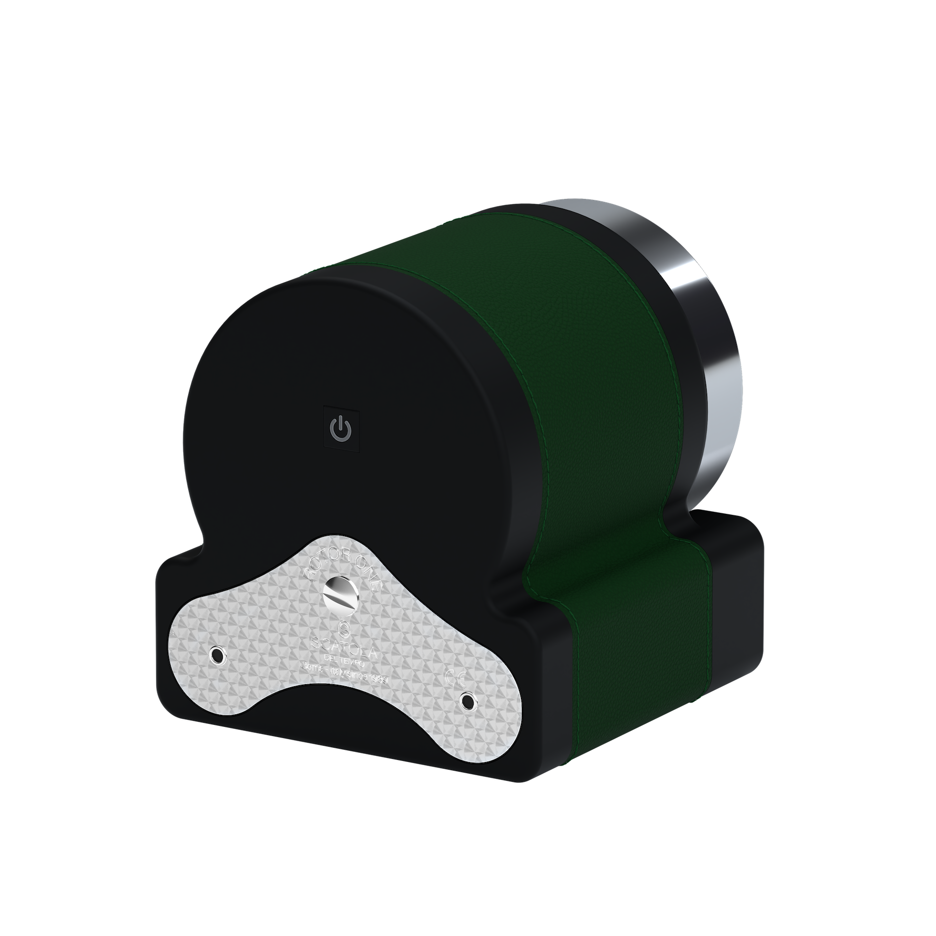 Кожаная шкатулка для подзавода автоматических часов Rotor One Green