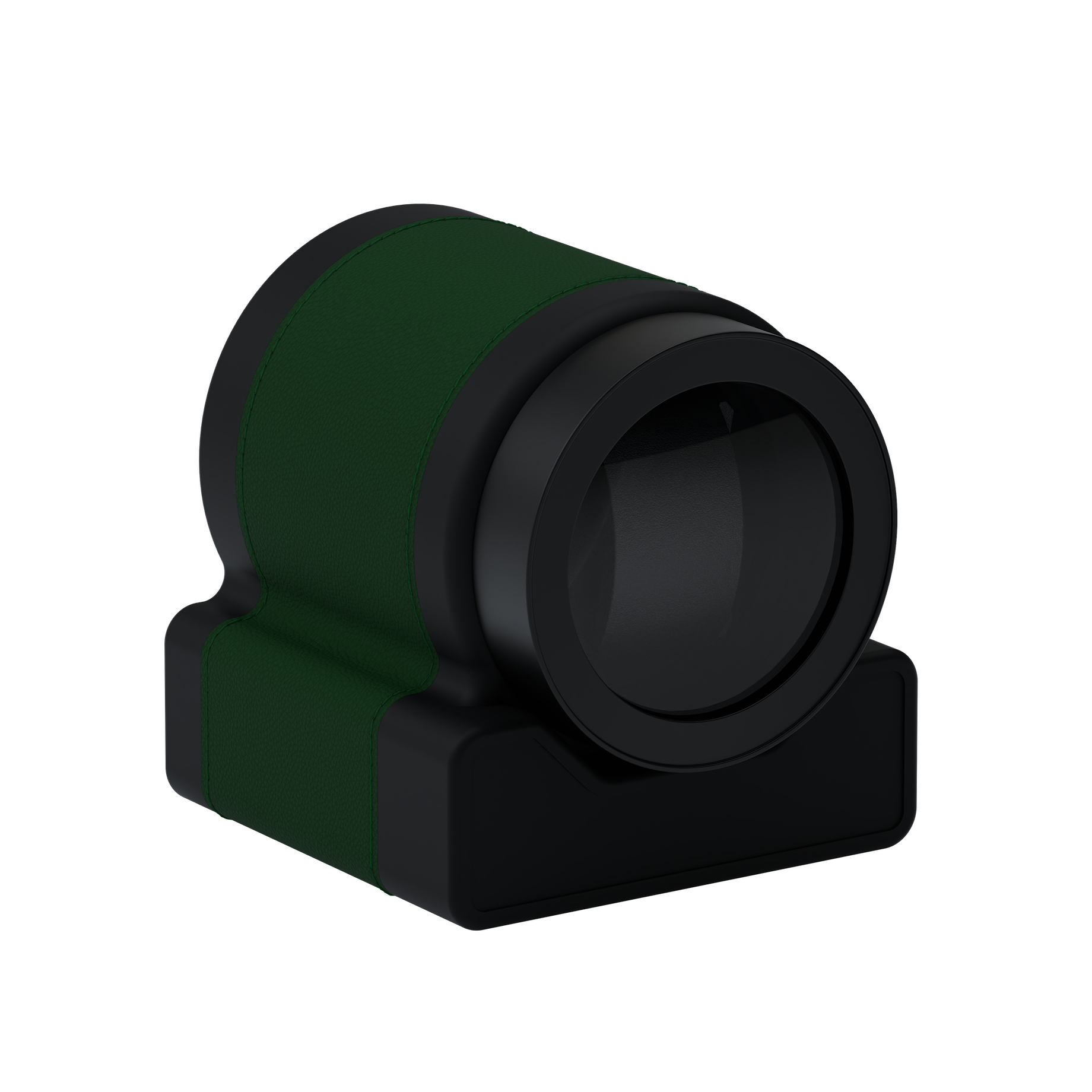 Кожаная шкатулка для подзавода автоматических часов Rotor One Green