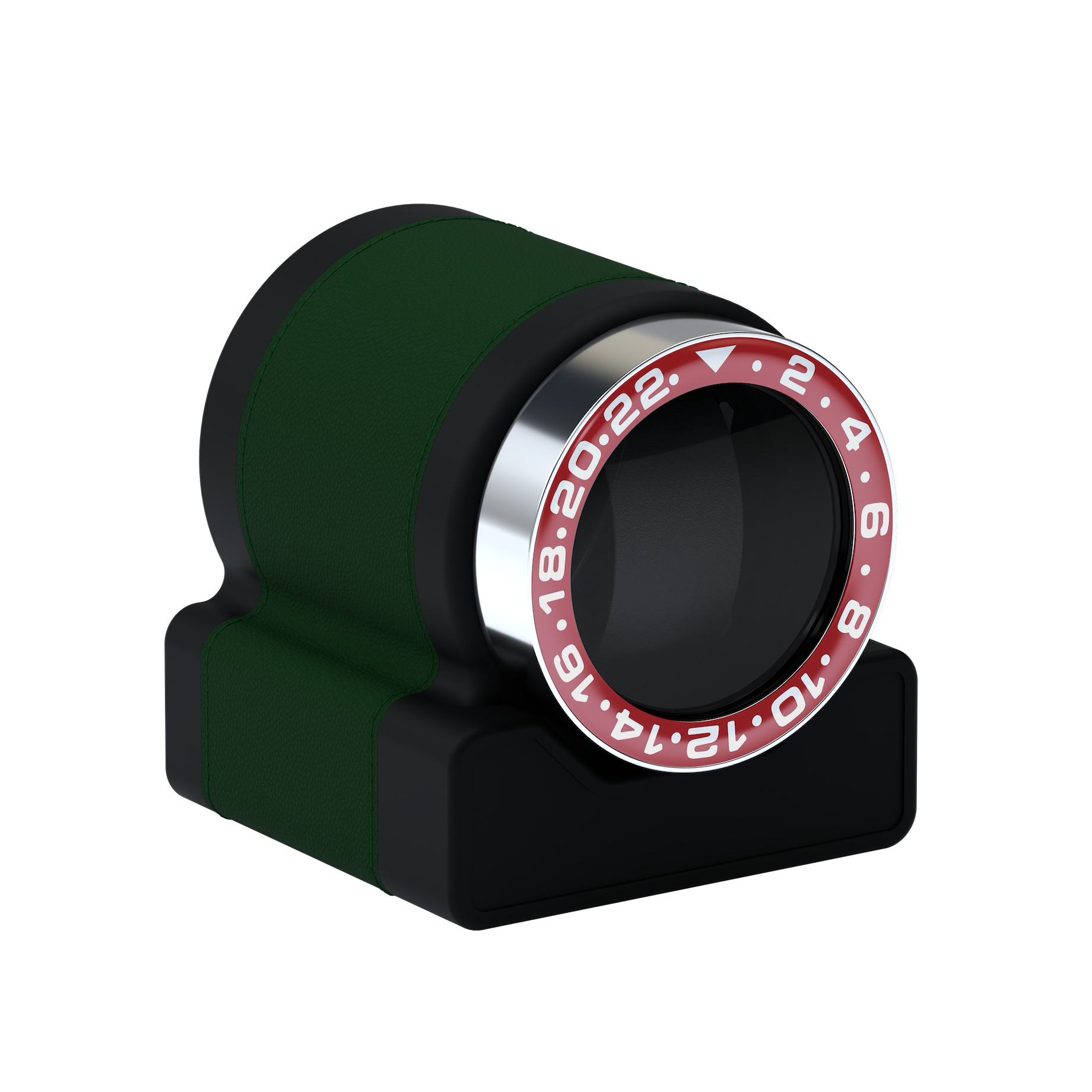 Кожаная шкатулка для подзавода автоматических часов Rotor One Green