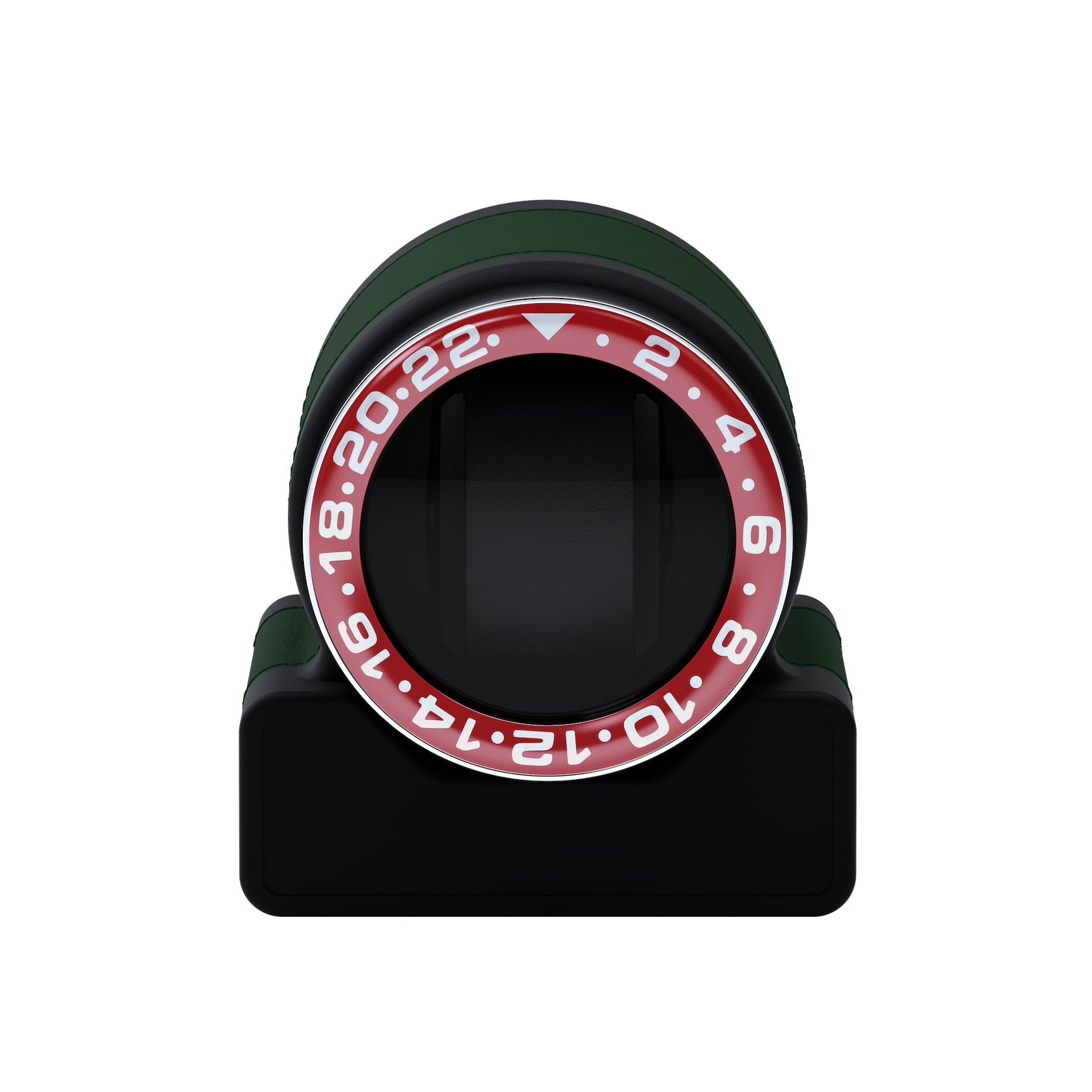 Кожаная шкатулка для подзавода автоматических часов Rotor One Green