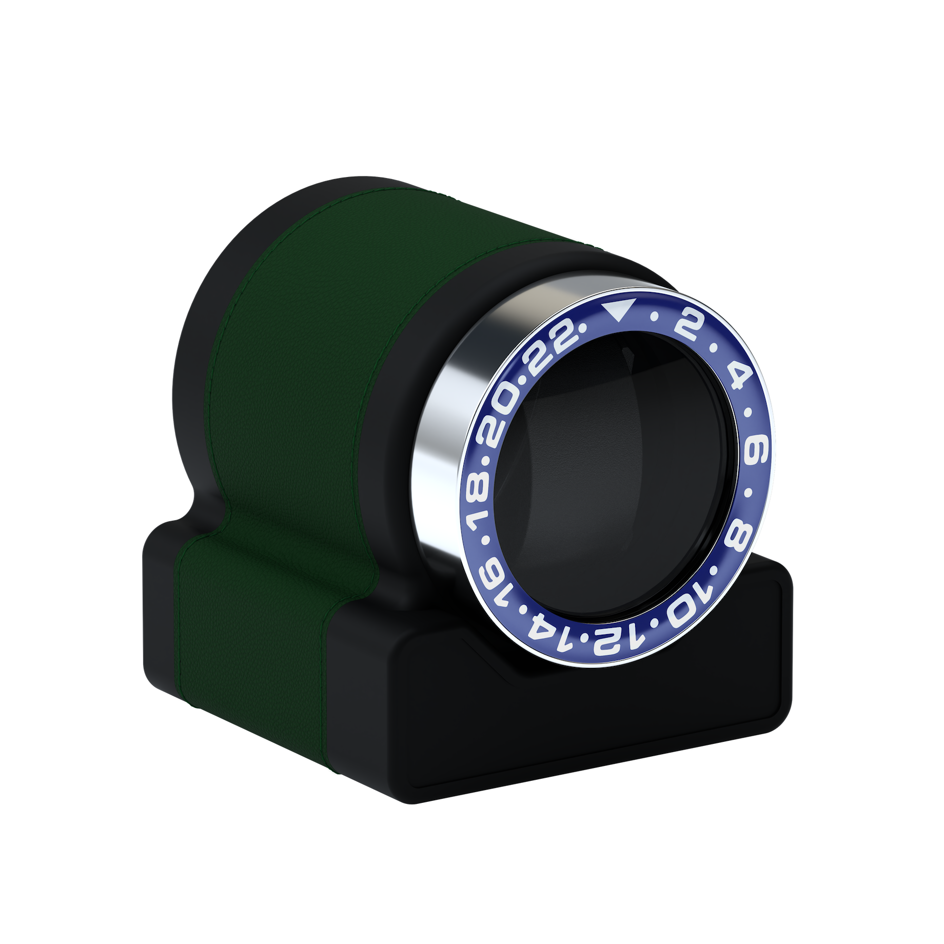 Кожаная шкатулка для подзавода автоматических часов Rotor One Green