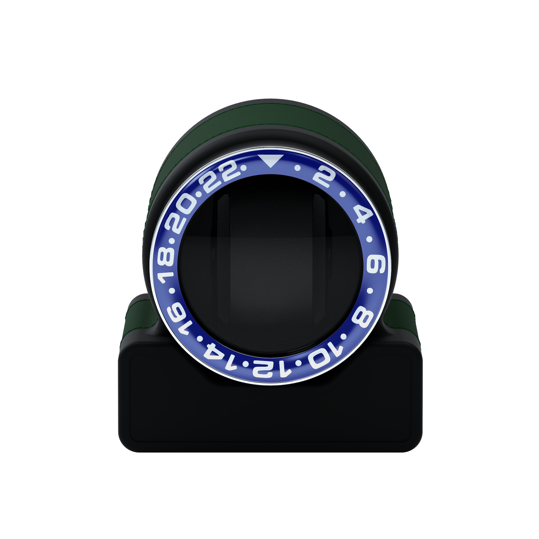 Кожаная шкатулка для подзавода автоматических часов Rotor One Green