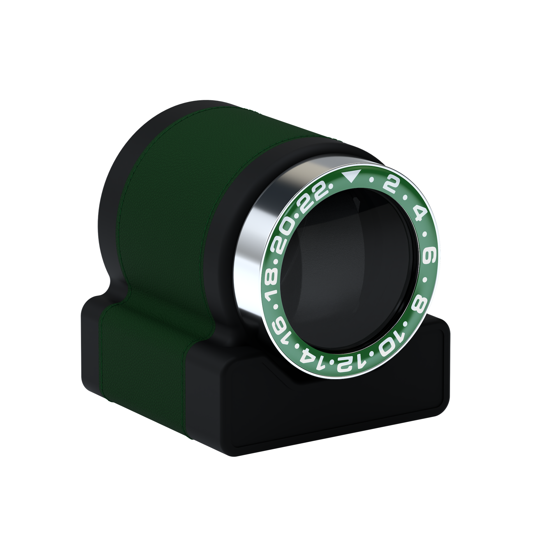 Кожаная шкатулка для подзавода автоматических часов Rotor One Green