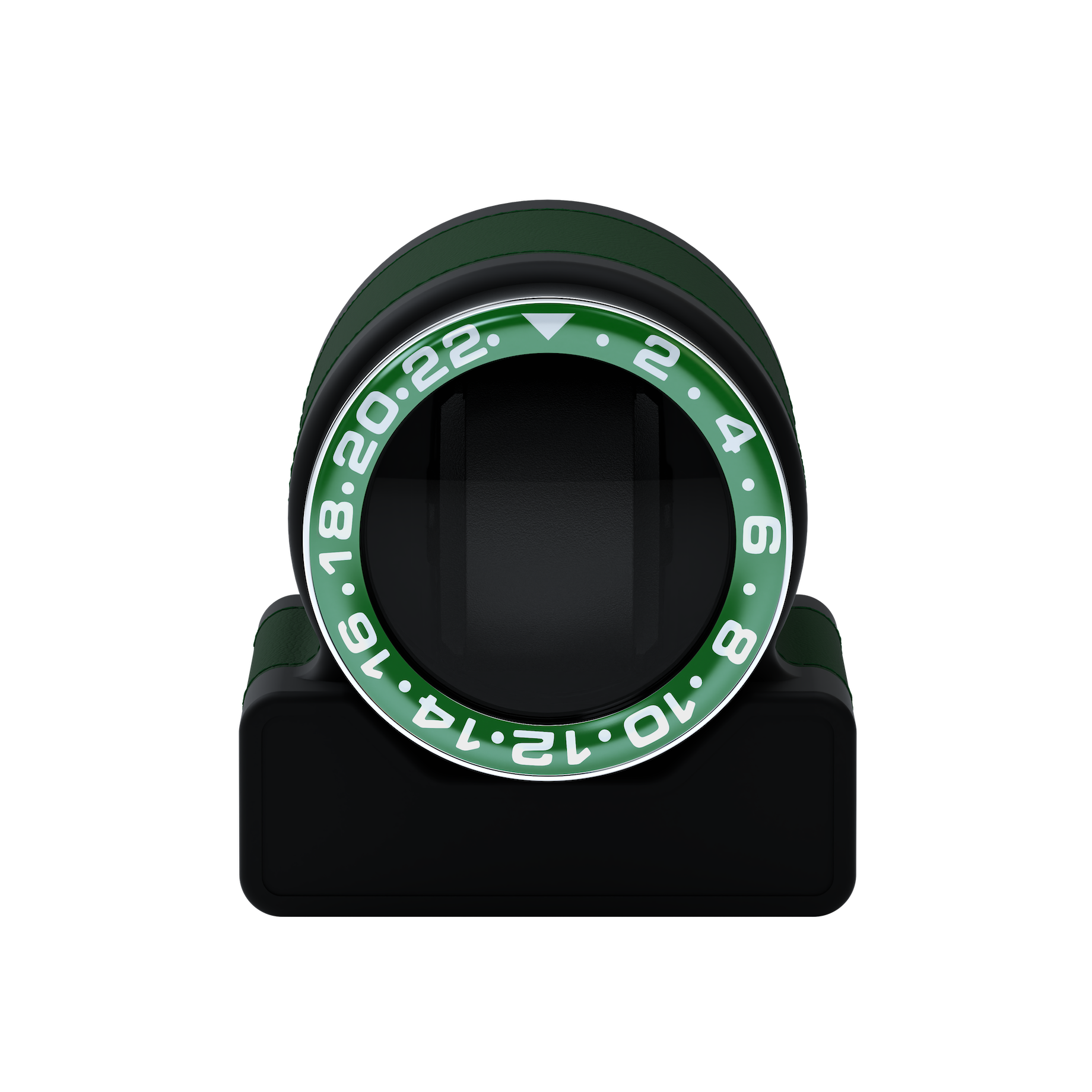 Кожаная шкатулка для подзавода автоматических часов Rotor One Green