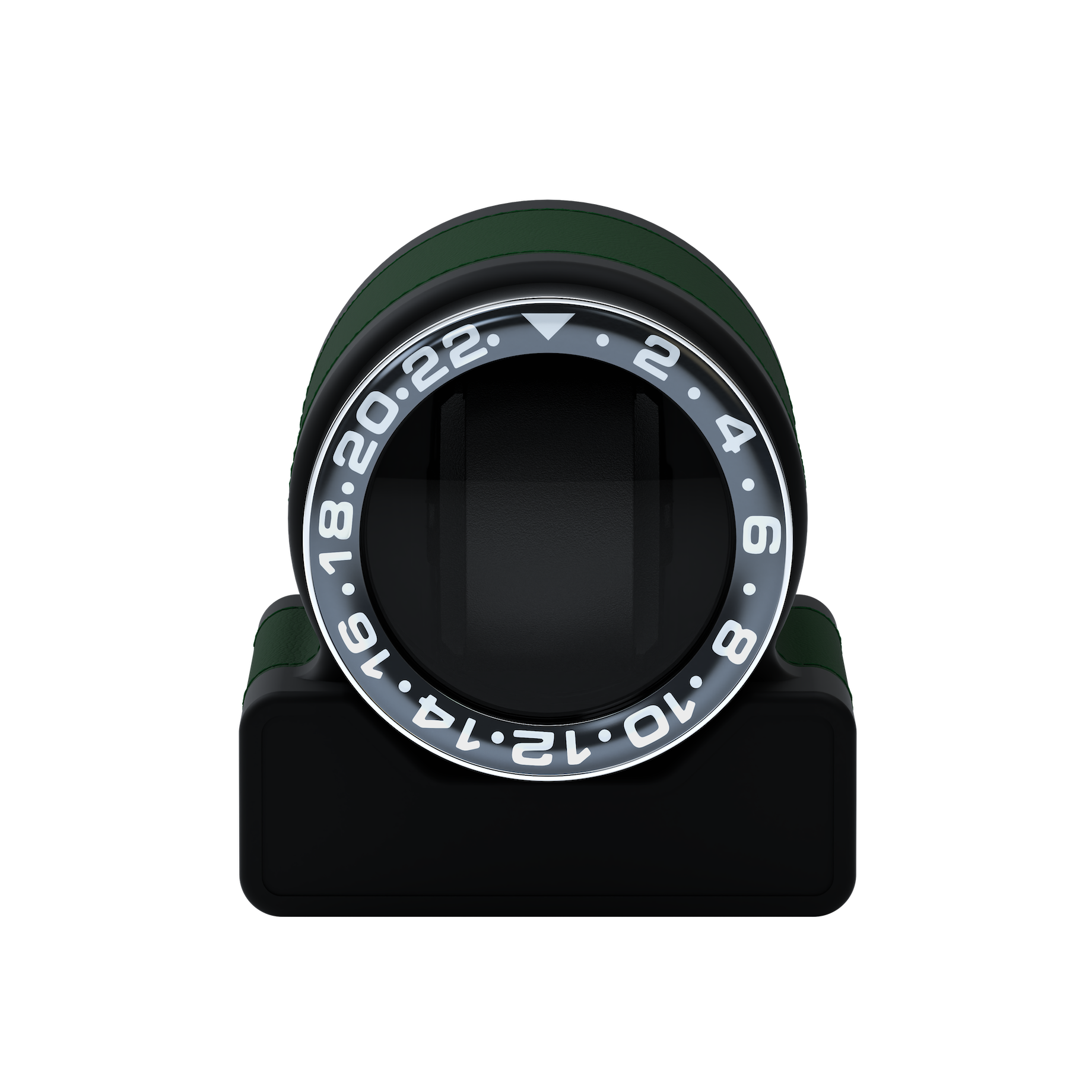 Кожаная шкатулка для подзавода автоматических часов Rotor One Green