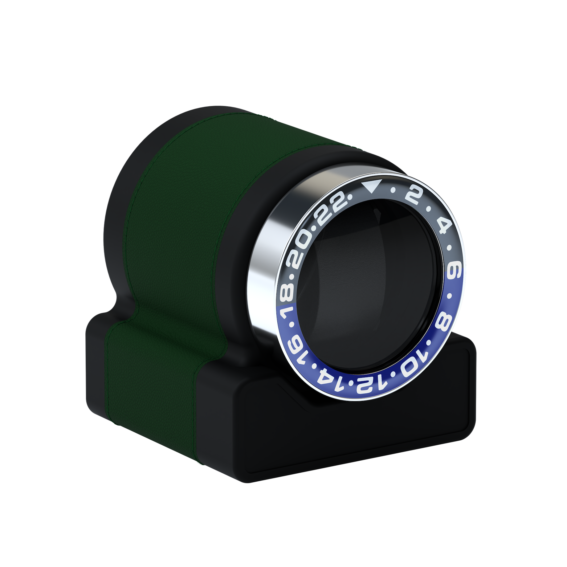 Кожаная шкатулка для подзавода автоматических часов Rotor One Green