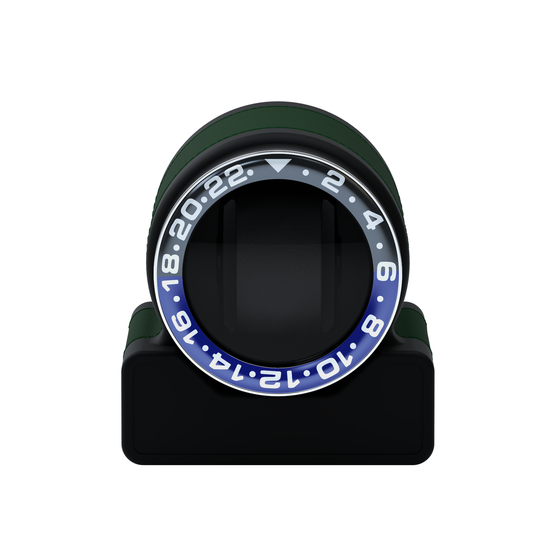 Кожаная шкатулка для подзавода автоматических часов Rotor One Green