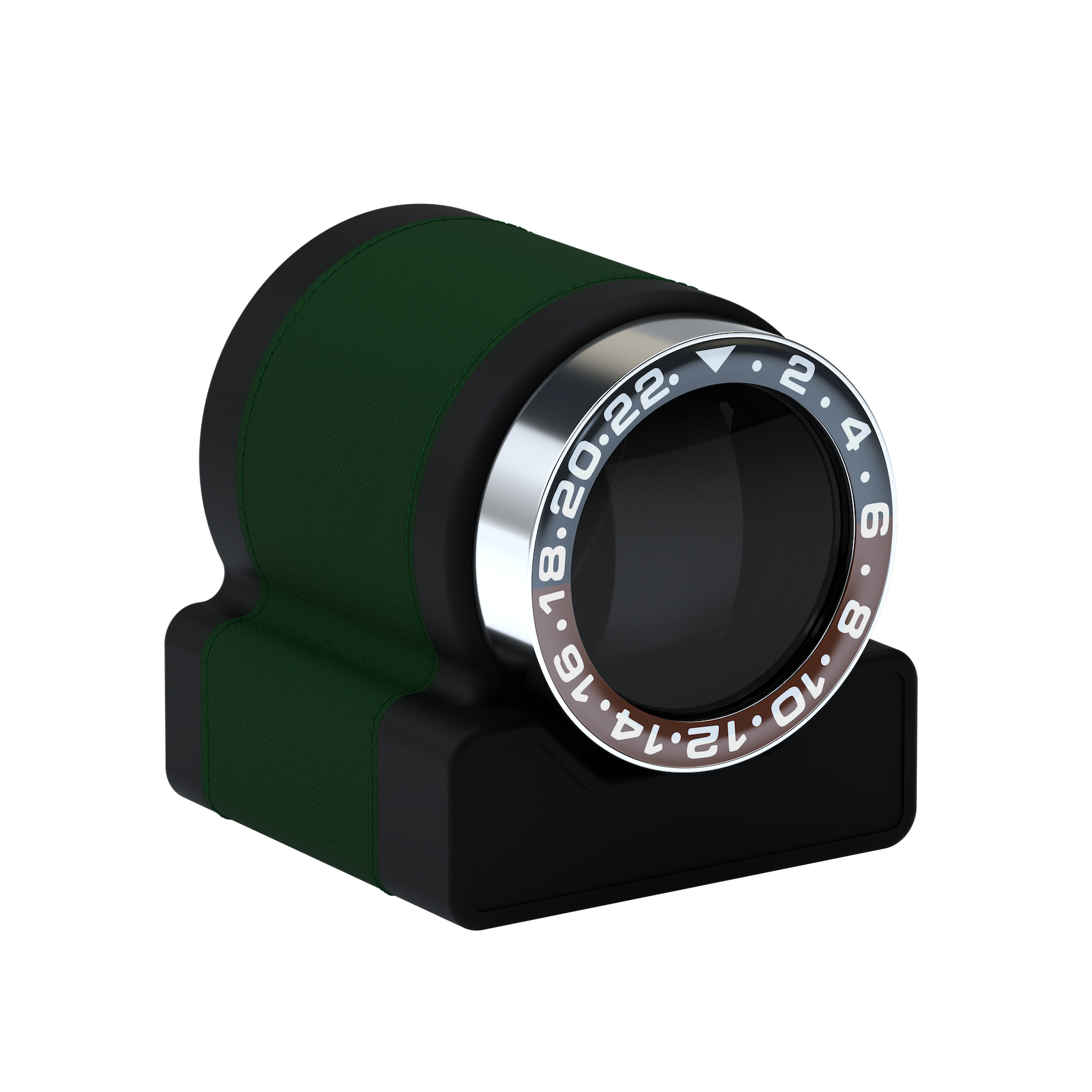Кожаная шкатулка для подзавода автоматических часов Rotor One Green