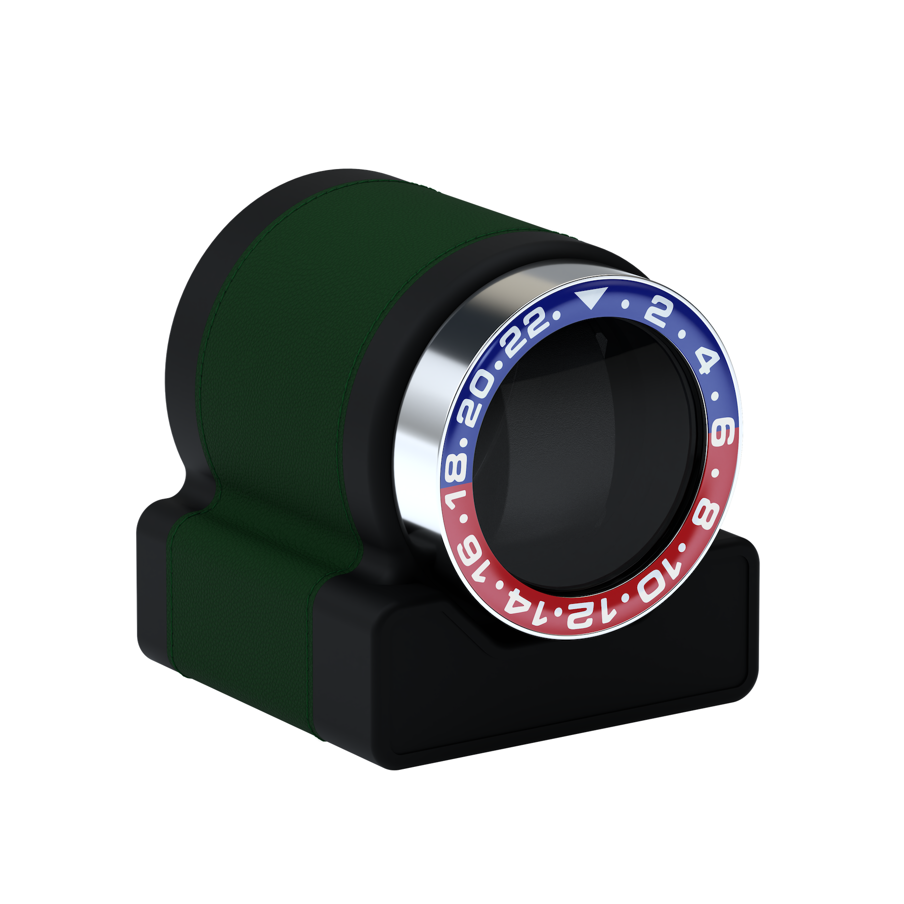 Кожаная шкатулка для подзавода автоматических часов Rotor One Green