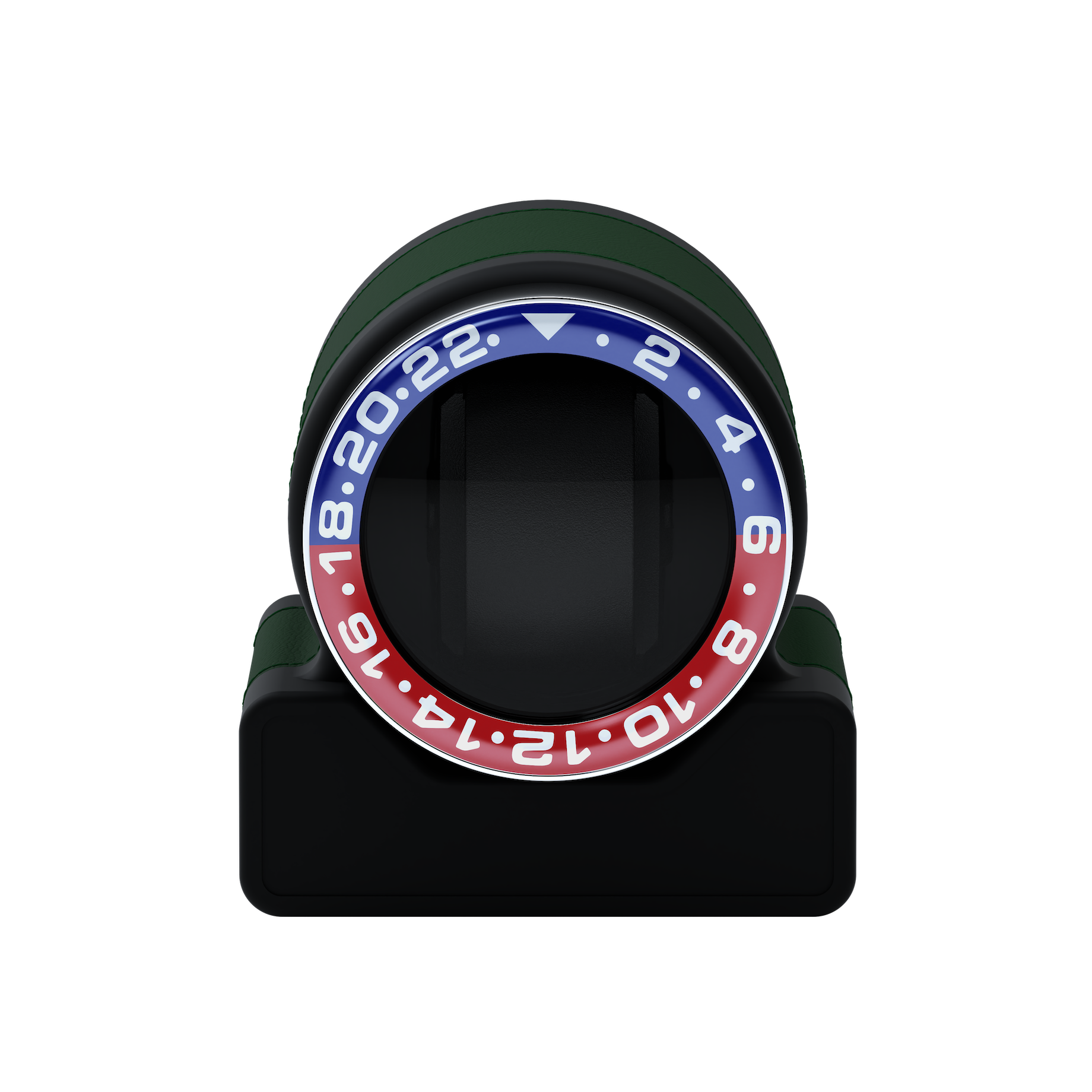 Кожаная шкатулка для подзавода автоматических часов Rotor One Green