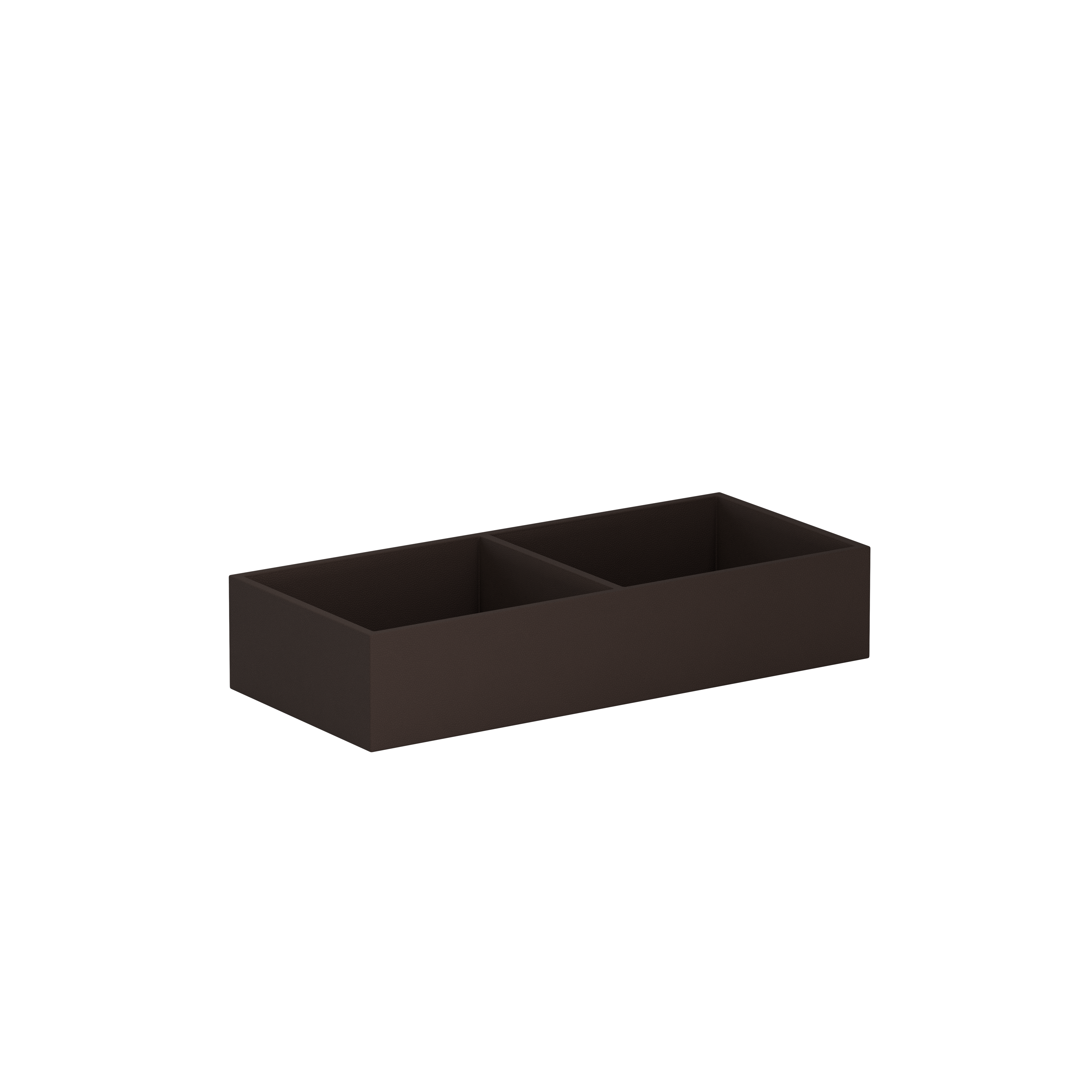 Кожаный лоток для мелочей Scatola del Tempo Vassoio C Chocolate Brown. Референс 09003.M.