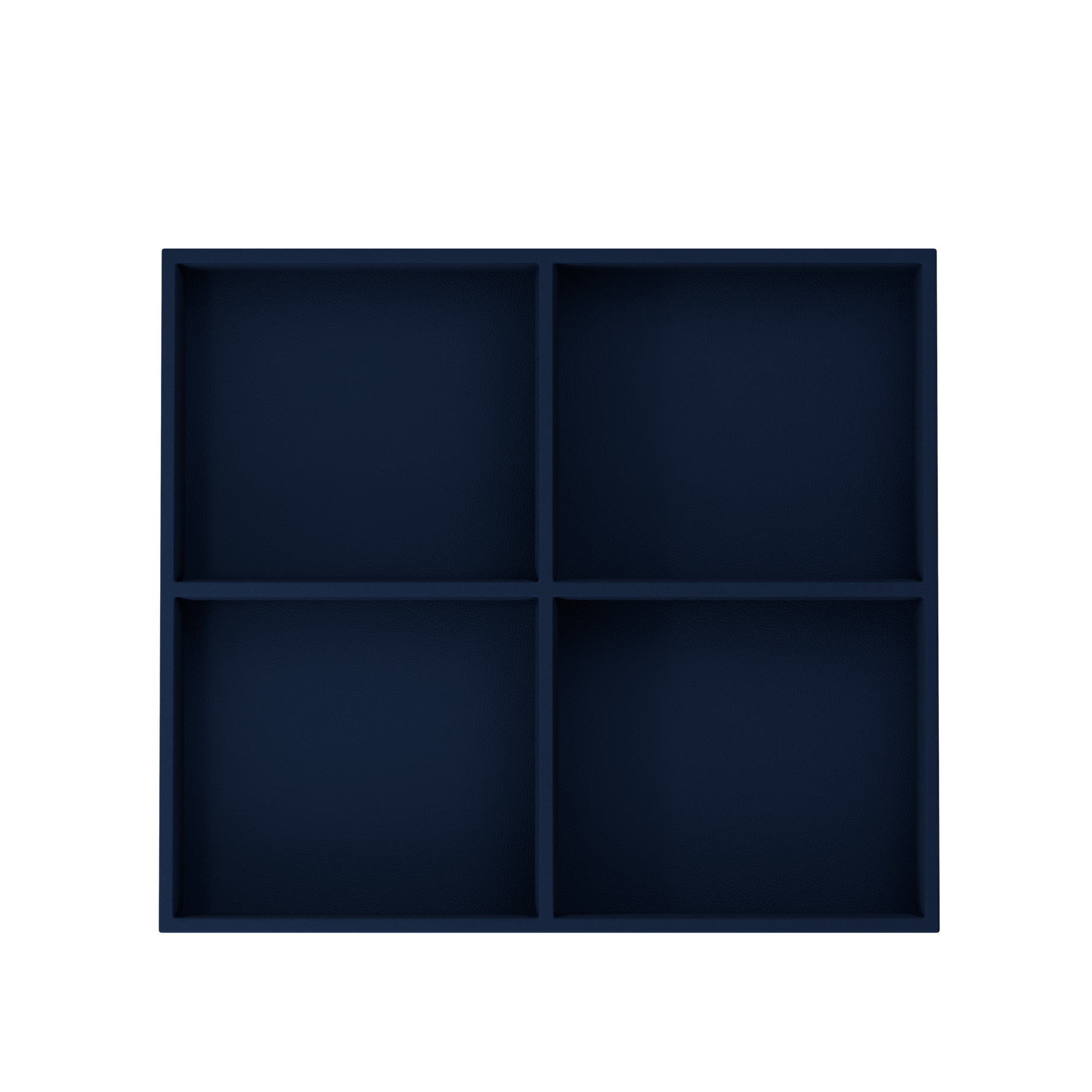 Vassoio D Midnight Blue կաշվե սկուտեղ մանր իրերի համար