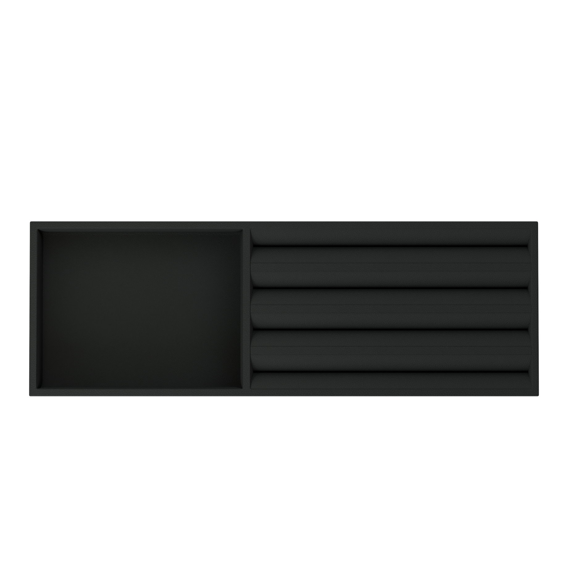 Кожаный лоток для украшений Vassoio B Slate Gray