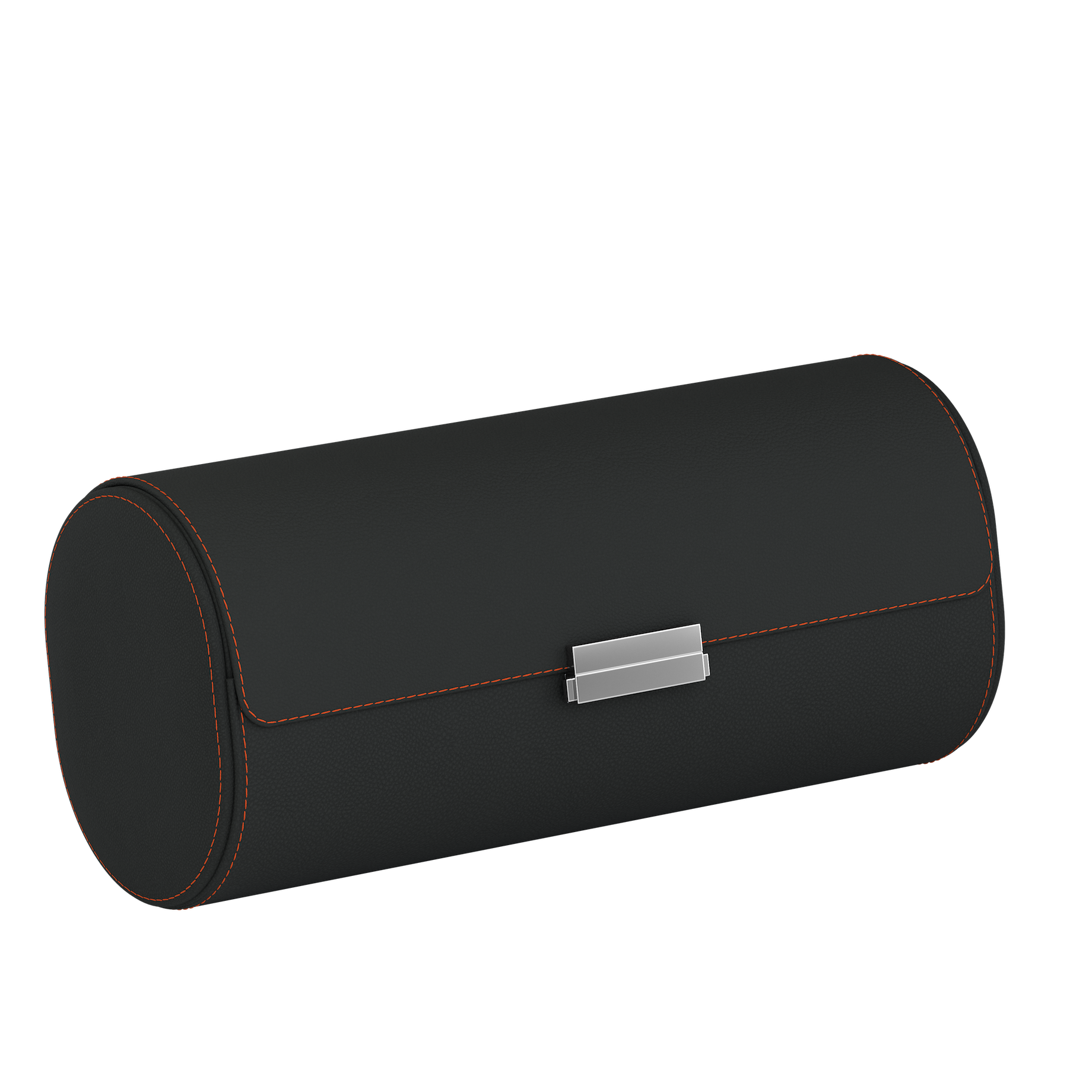 Кожаный ролл для часов Pochette 4 Slate Gray / Orange