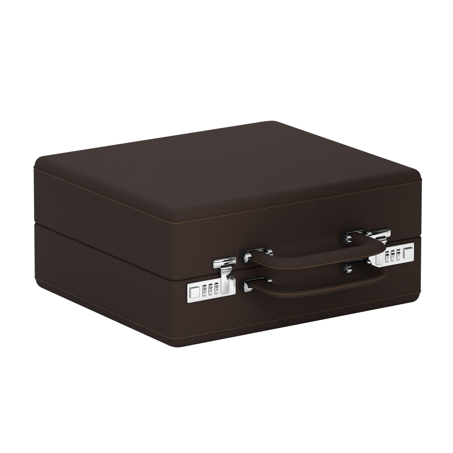 Дорожный кожаный кейс для часов Valigetta 16 Chocolate Brown / Chestnut