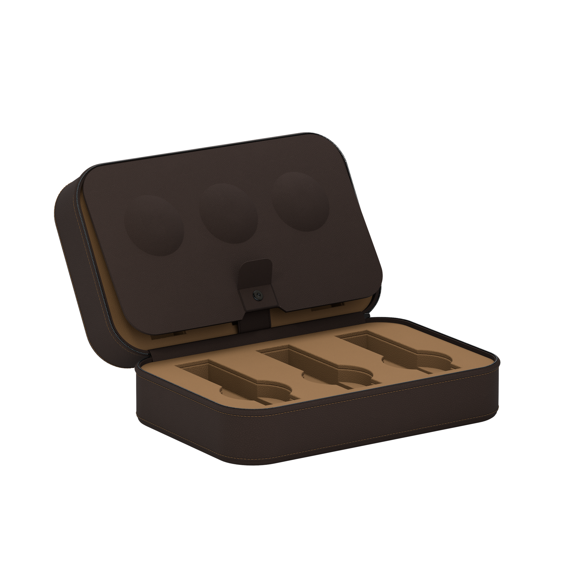 Кожаный футляр для часов Viaggio 6 Chocolate Brown / Chestnut