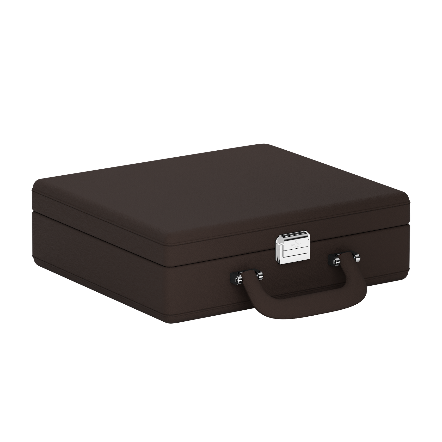 Дорожный кожаный кейс для часов Valigetta 8 Chocolate Brown