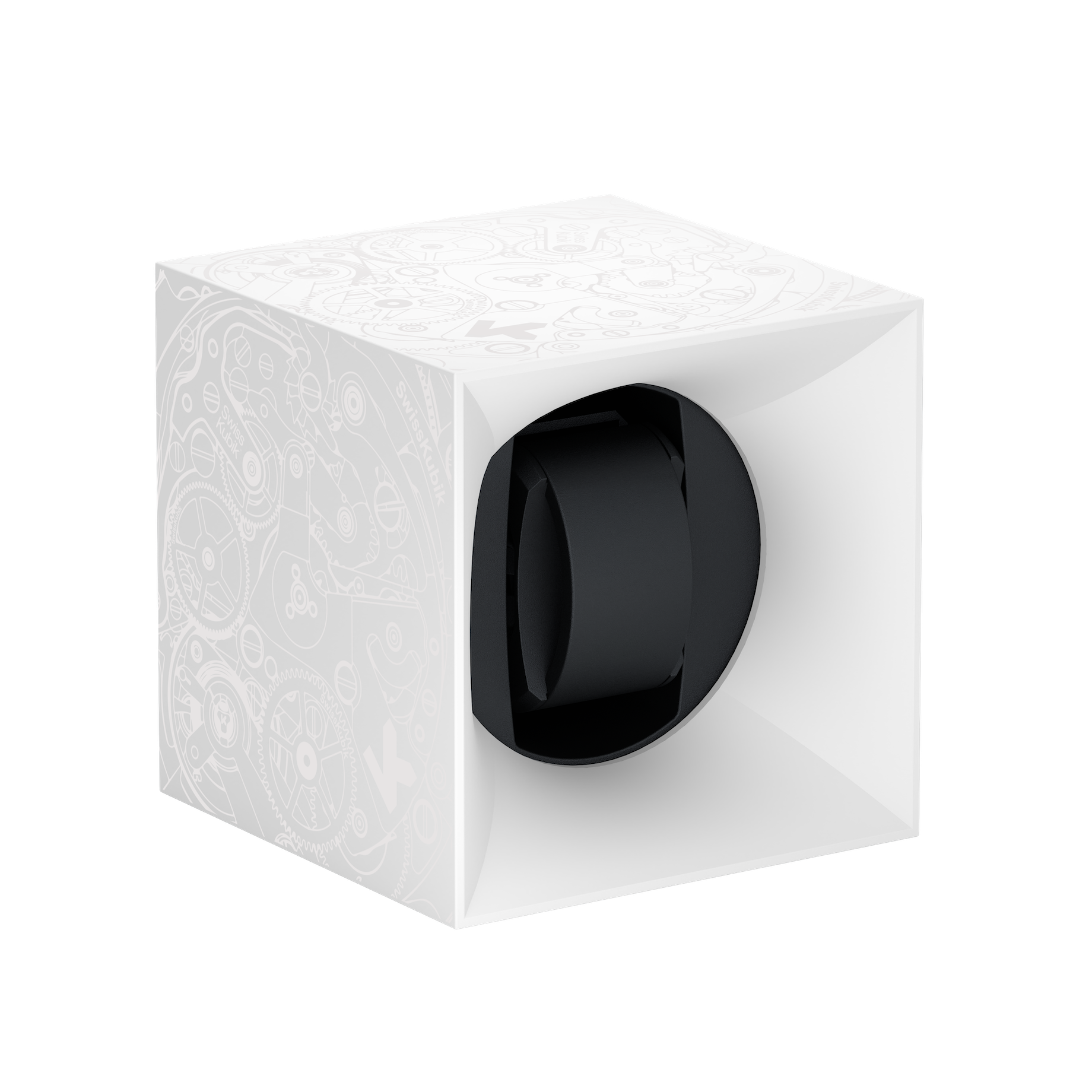 Виндер SwissKubik белый Soft Touch с белым механизмом, Референс SK01.STB.013.MVTB