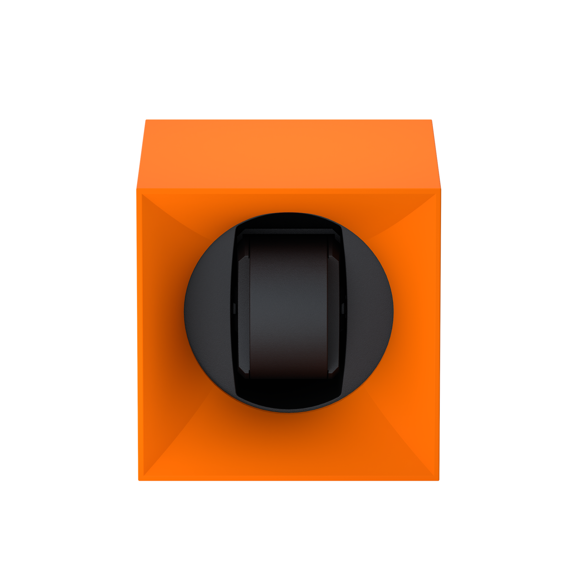 Orange Soft Touch Swiss Cross ժամացույցի լարման տուփ