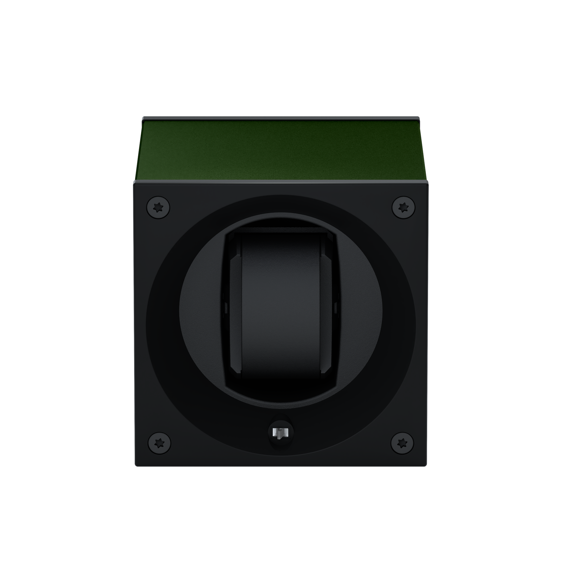 Шкатулка для подзавода часов Dark Green Aluminium