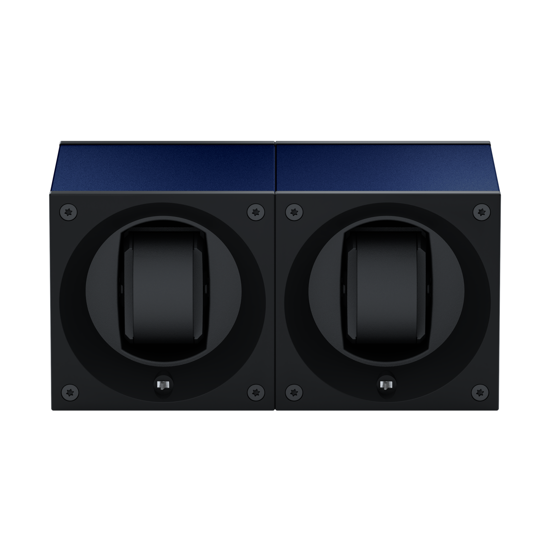 Шкатулка для подзавода часов Navy Blue Aluminium