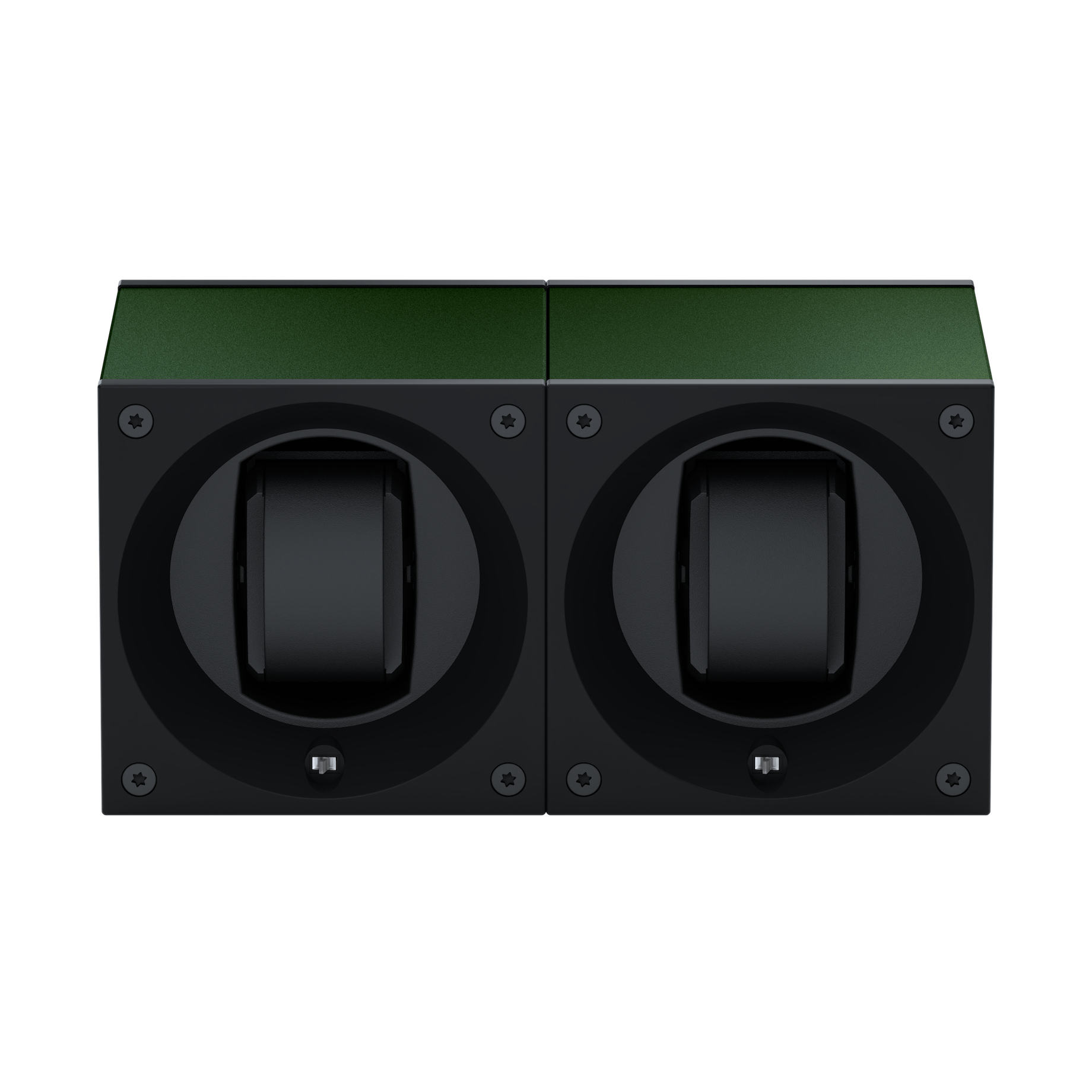 Шкатулка для подзавода часов Dark Green Aluminium