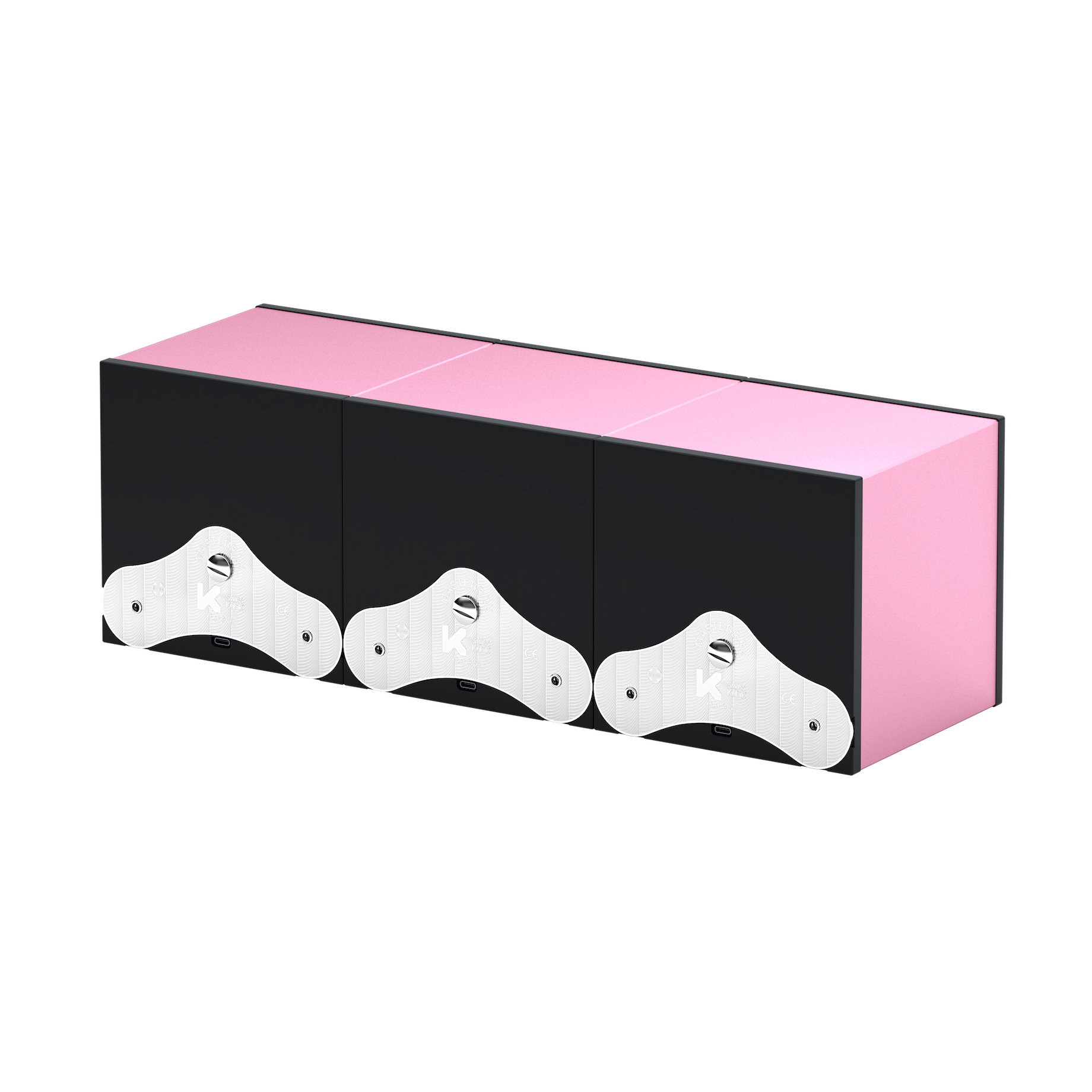 Шкатулка для подзавода часов Pink Aluminium