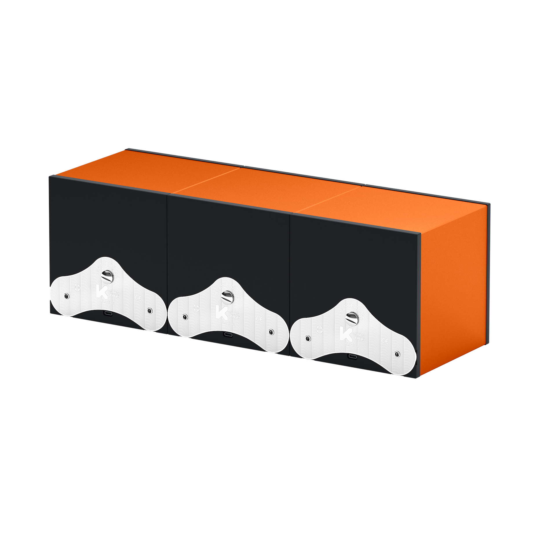 Шкатулка для подзавода часов Orange Aluminium